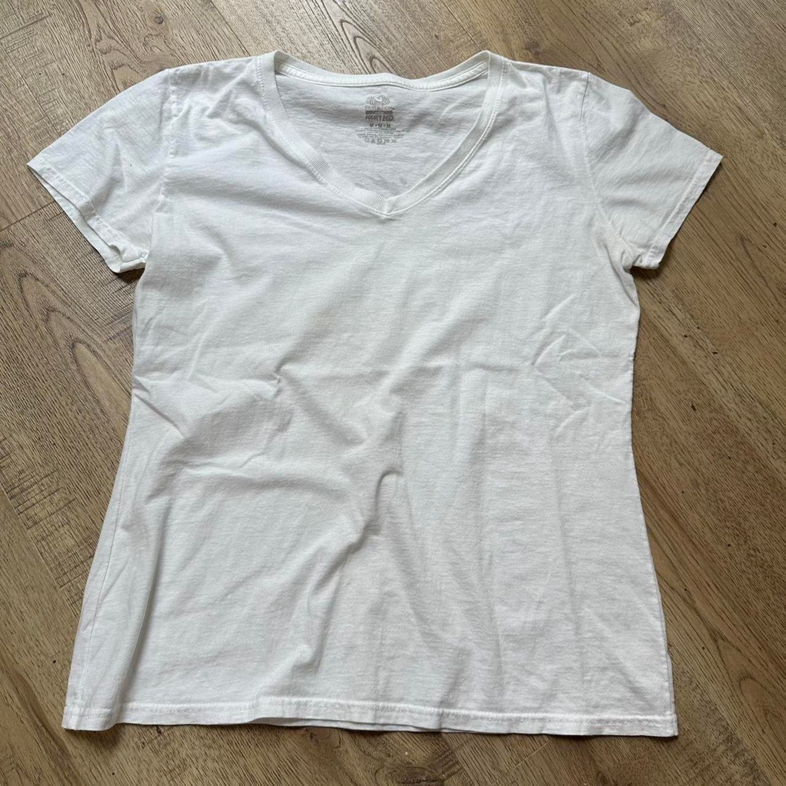 Vintage Vintage 00s Y2K White Hot Swing V Neck Top Shirt Size US S / EU 44-46 / 1 - 2 Thumbnail