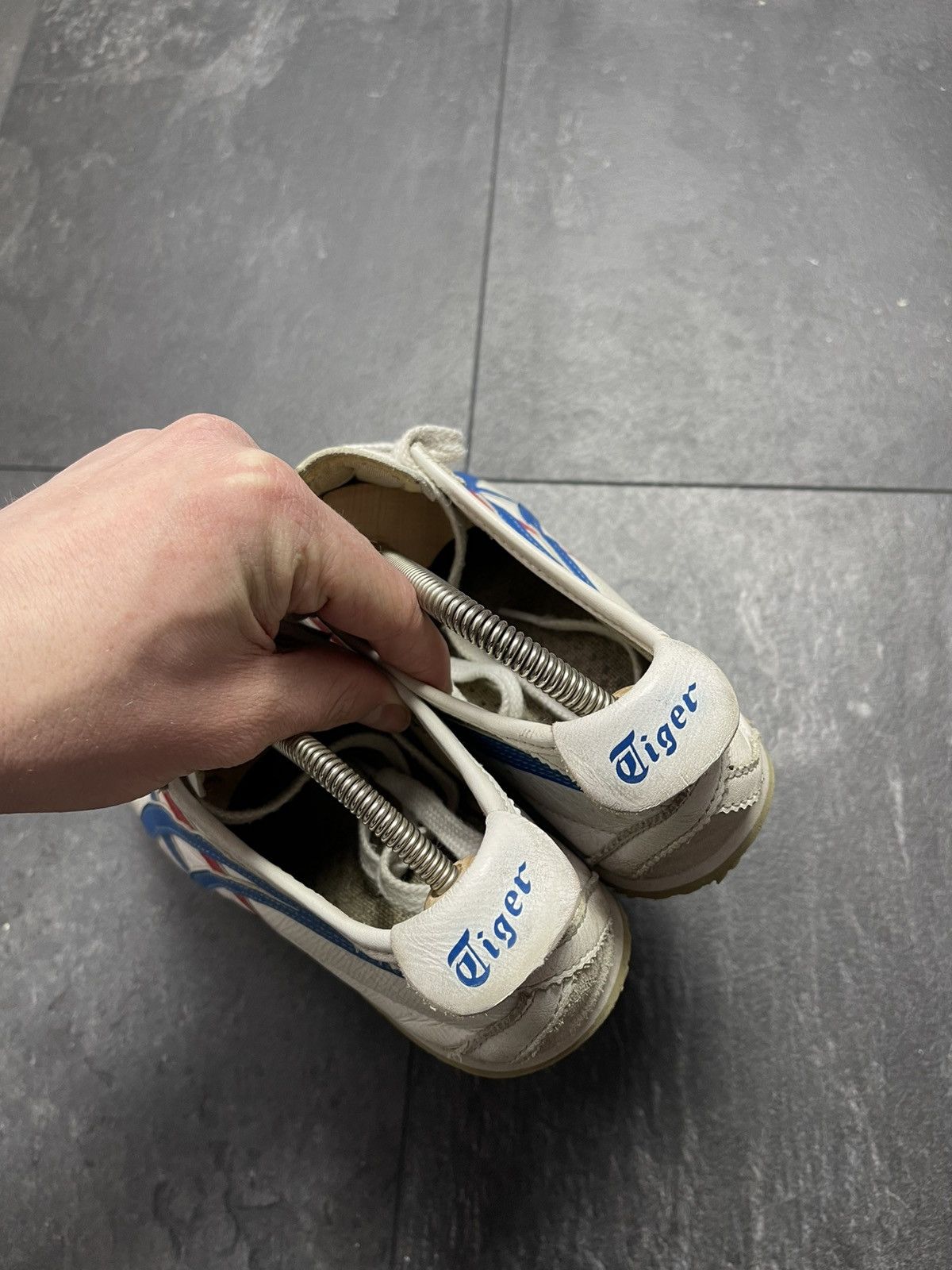 Japanese Brand × Onitsuka Tiger × Vintage Asics Onitsuka Tiger OG Sneakers Leather France Vintage Y2k Size US 5.5 / EU 38 - 11 Thumbnail