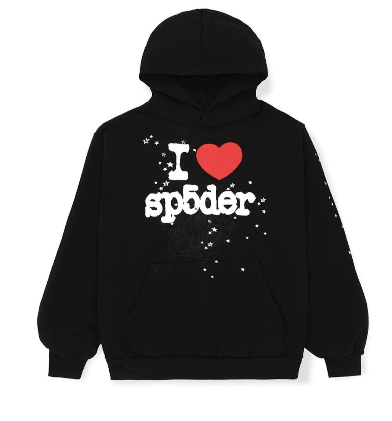 Spider I Heart Sp5 Hoodie | Grailed