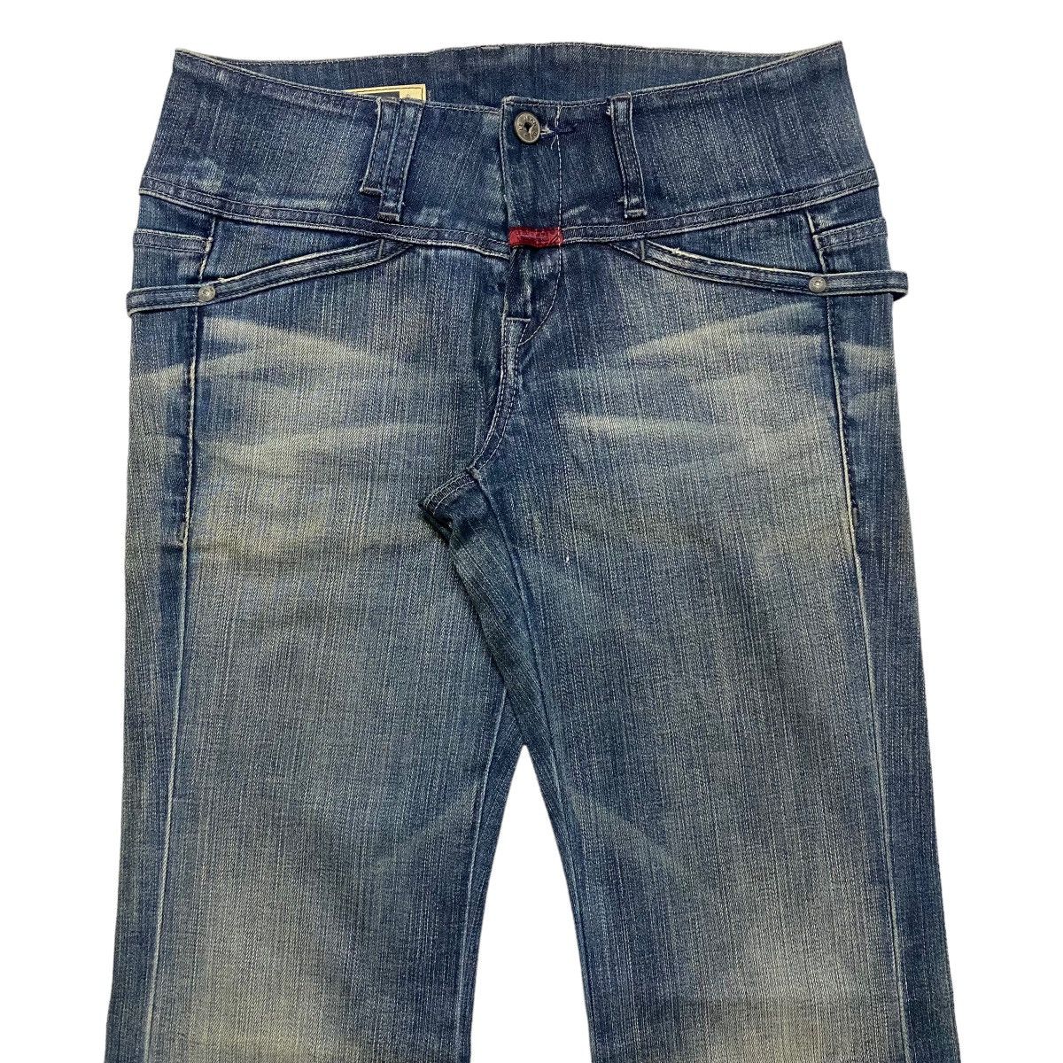 Marithe + Francois Girbaud Marithe Francois Girbaud Denim Flare Jeans Size 28" / US 6 / IT 42 - 3 Thumbnail