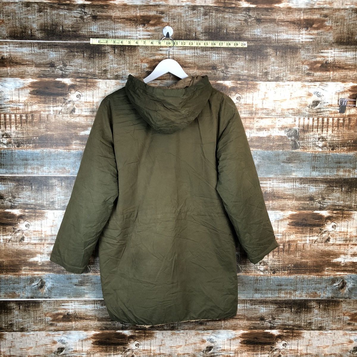 Japanese Brand × Vintage Les Hwages Green faded Parkas Hoodie #A1616 Size US L / EU 52-54 / 3 - 10 Thumbnail