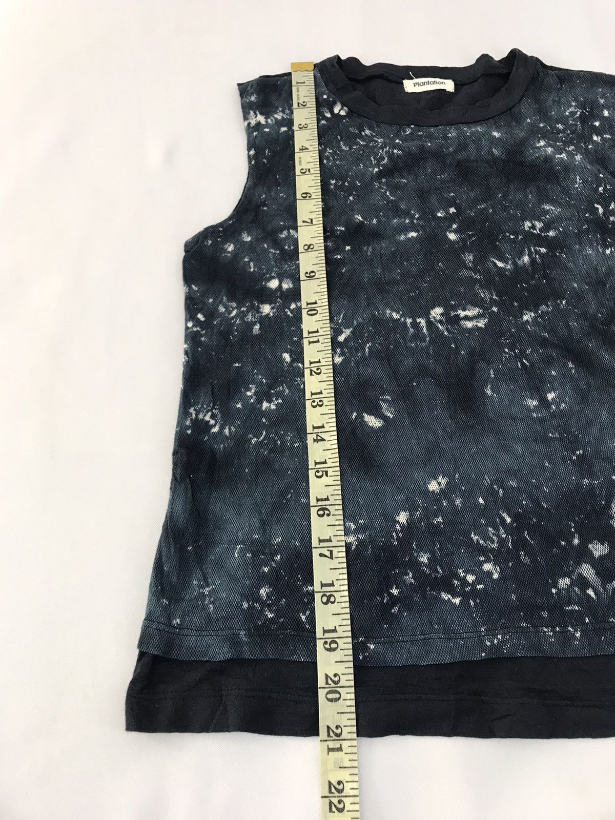 Issey Miyake Plantation Issey Miyake Acid Wash Design Sleeveless Tee Size US S / EU 44-46 / 1 - 8 Thumbnail