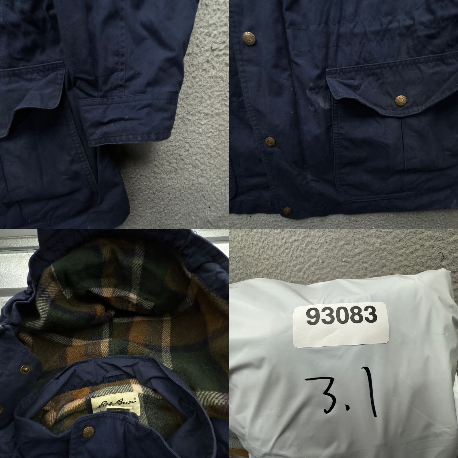 Eddie Bauer VINTAGE Eddie Bauer Wool Lined Mountain Parka Jacket Hooded Mens XL Plaid Blue 90s Jacket Mens XL Blue Size US XL / EU 56 / 4 - 10 Thumbnail