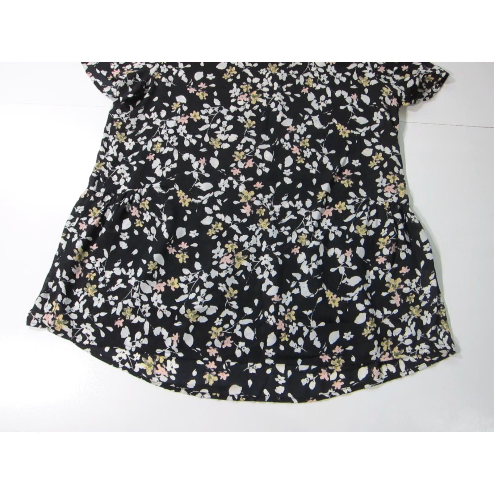 Pinko Pleione Sheer Black Pink Yellow Floral Tunic Blouse Top Shirt Women Medium Size M / US 6-8 / IT 42-44 - 7 Thumbnail