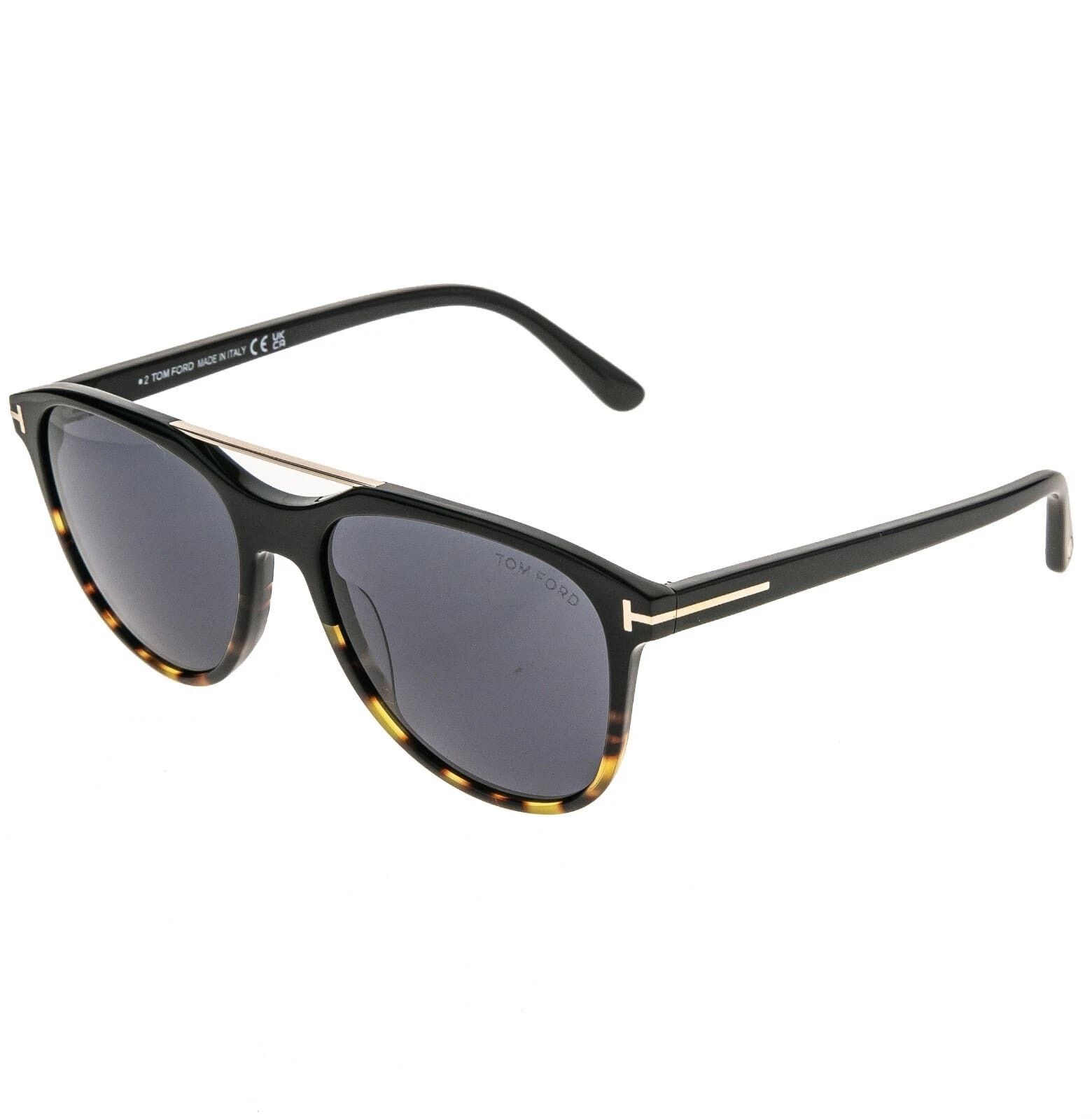 Tom Ford TOM FORD DAMIAN 02 TF1098 05A Black Aviator Sunglass 1098 Size ONE SIZE - 4 Thumbnail