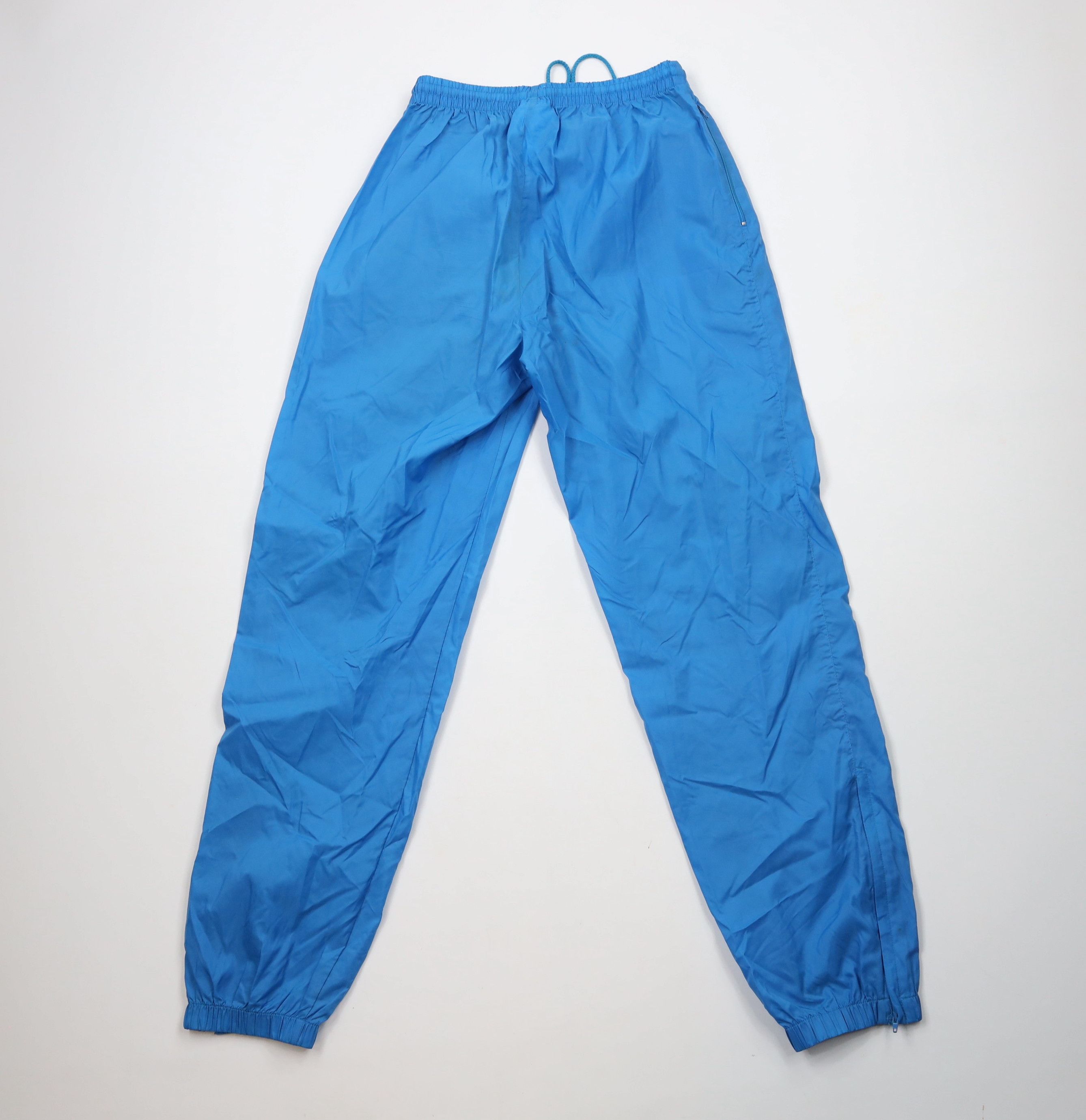 Adidas × Vintage Vintage 90s Adidas Trefoil Windbreaker Jogger Pants Blue Size US 34 / EU 50 - 12 Thumbnail