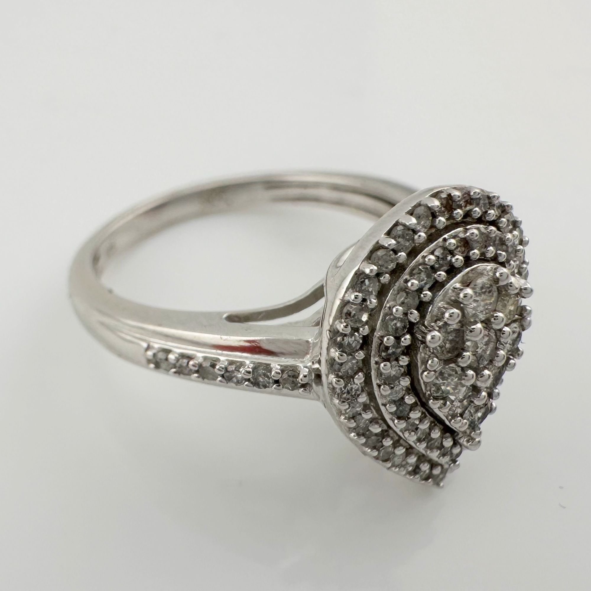 Other Elegant 1/2 Carat Pear Cut Natural Diamond Ring Size ONE SIZE - 9 Thumbnail