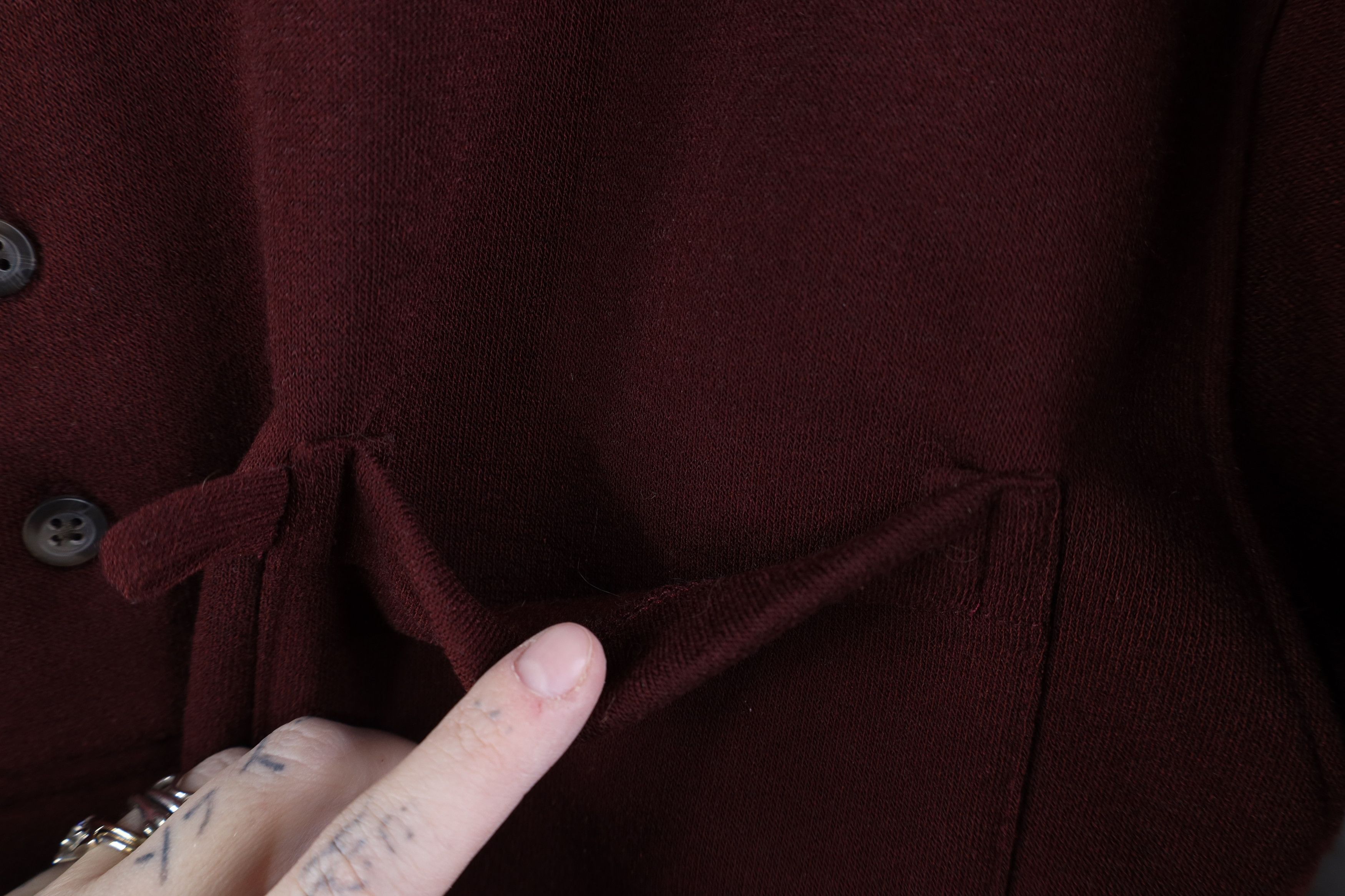 Vintage Vintage 90s Streetwear Collared Pullover Sweatshirt Red Size US XL / EU 56 / 4 - 5 Thumbnail