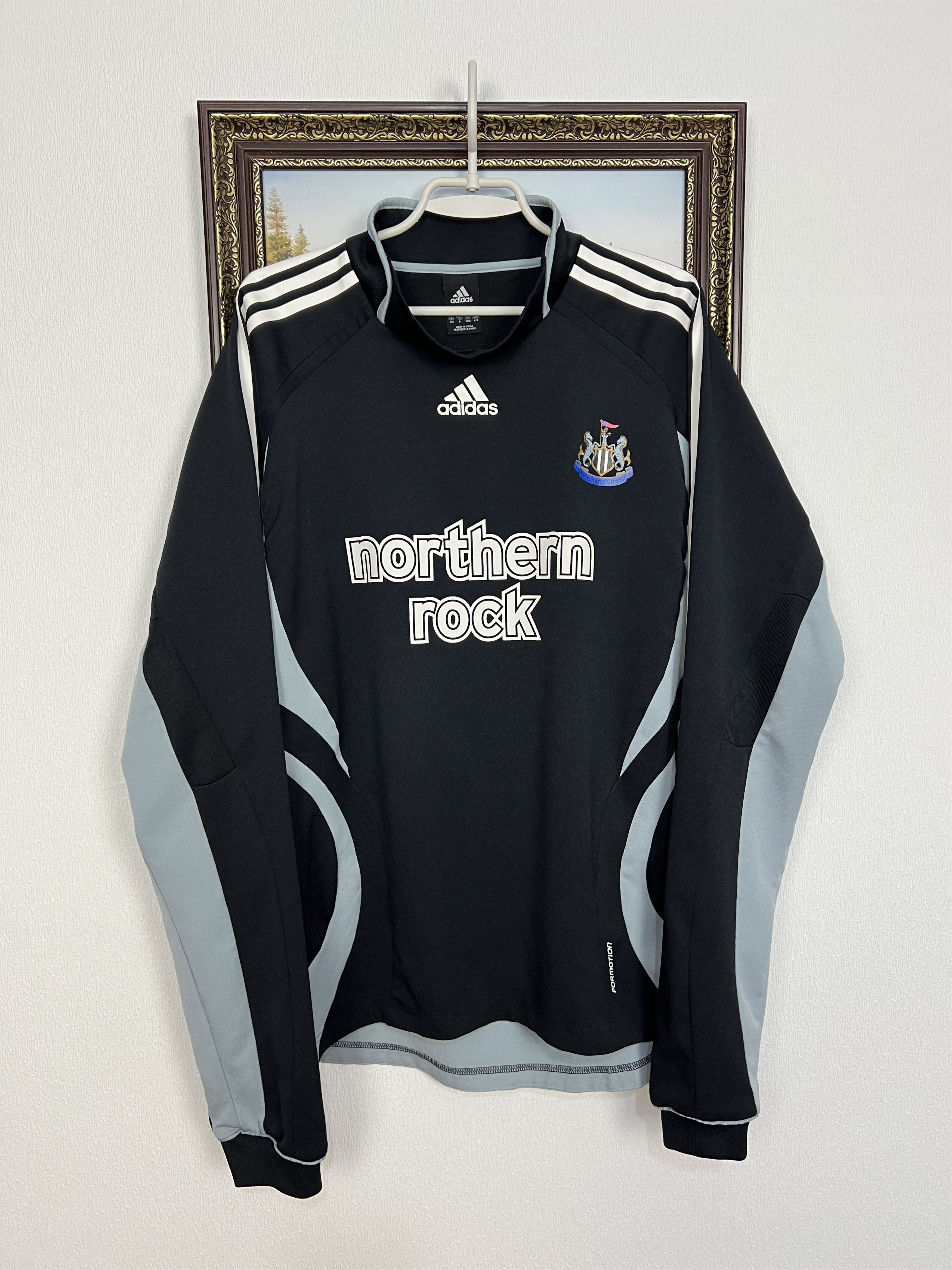 Adidas Newcastle United Player Issue Train Sweatshirt Jacket Size US L / EU 52-54 / 3 - 1 Thumbnail
