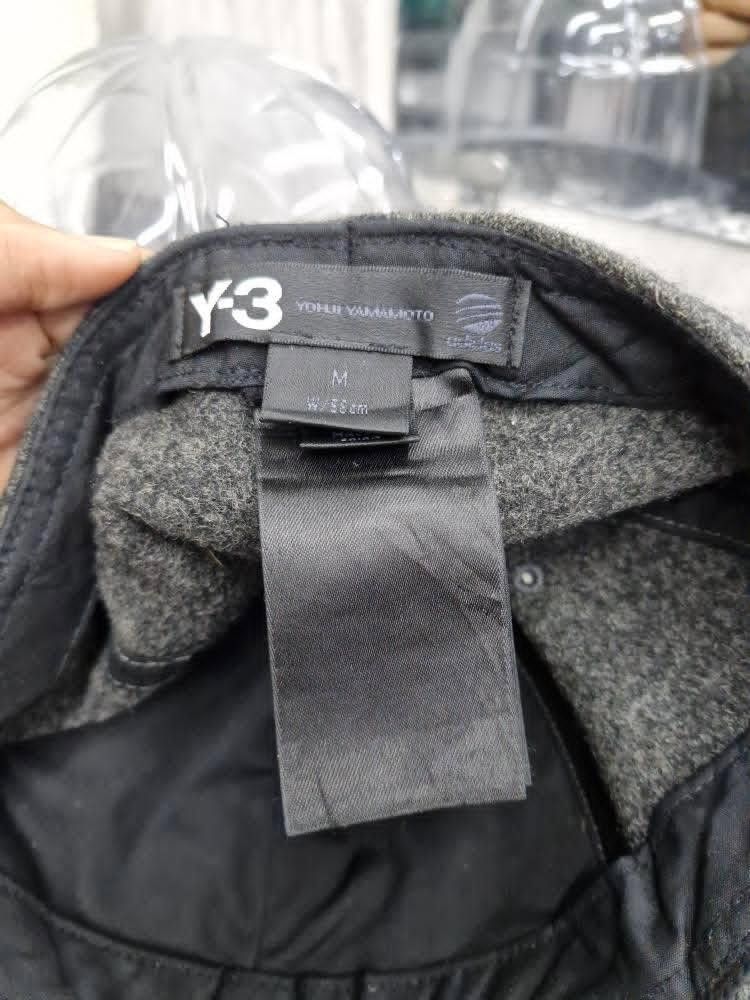 Adidas × Y-3 × Yohji Yamamoto Y-3 Yohji Yamamoto Wool Logo Cap (M) Size ONE SIZE - 3 Thumbnail