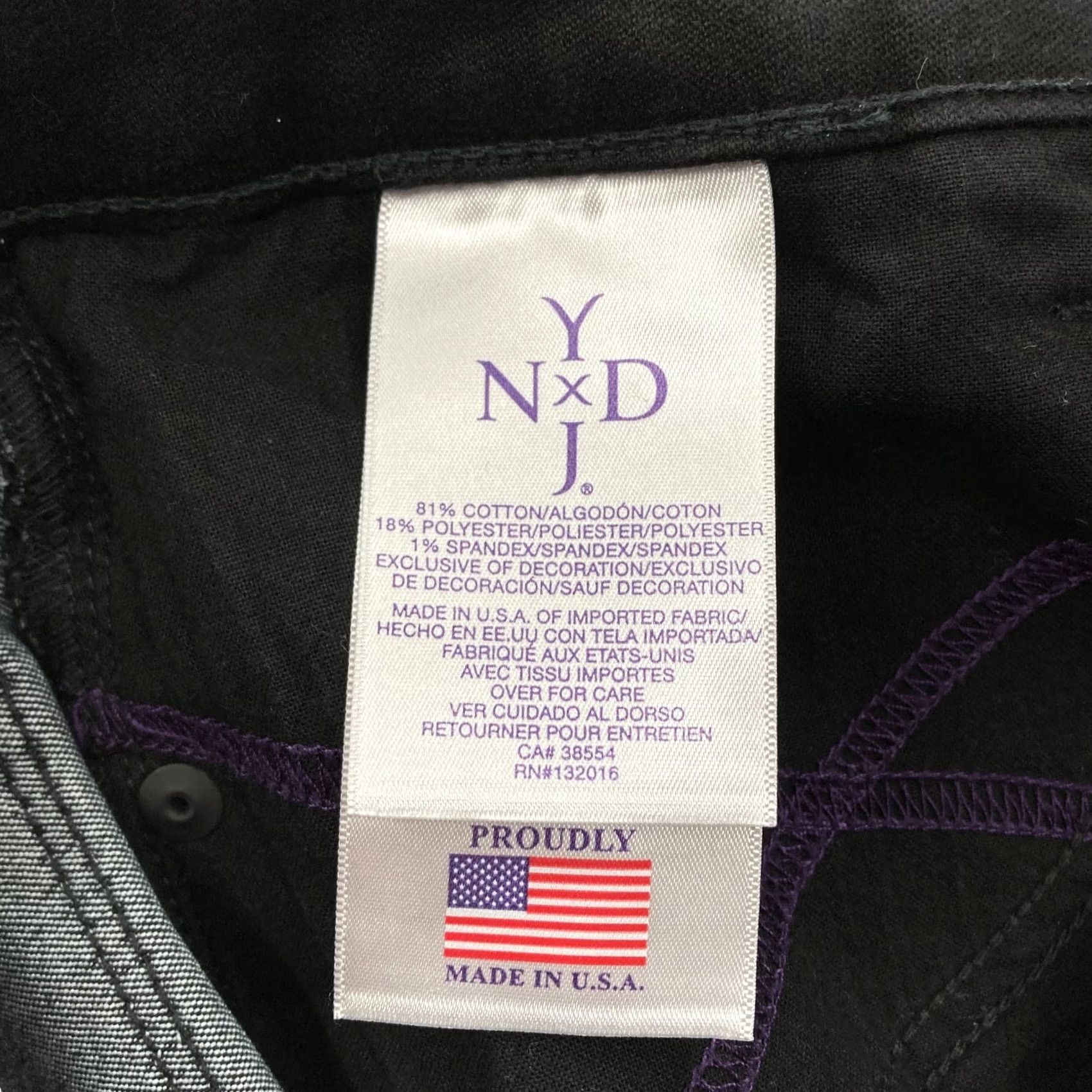 NYDJ NYDJ Jeans Women's 6P Petite Black Stretch Denim Legging Jegging Mid Rise Pants Size 28" / US 6 / IT 42 - 5 Thumbnail