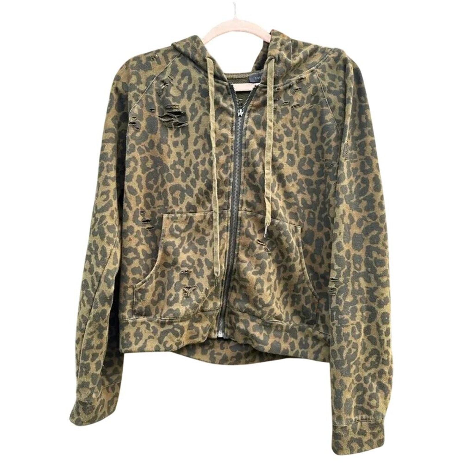 Other Disney Villain Graphic Zip Up Leopard Print Hoodie OOAK Size M / US 6-8 / IT 42-44 - 12 Thumbnail