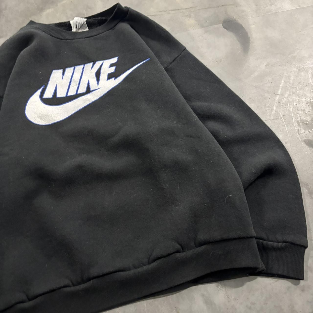 Nike Vintage 90s Black Nike Made In USA Streetwear Essential Hoodie! Size XS / US 0-2 / IT 36-38 - 4 Thumbnail