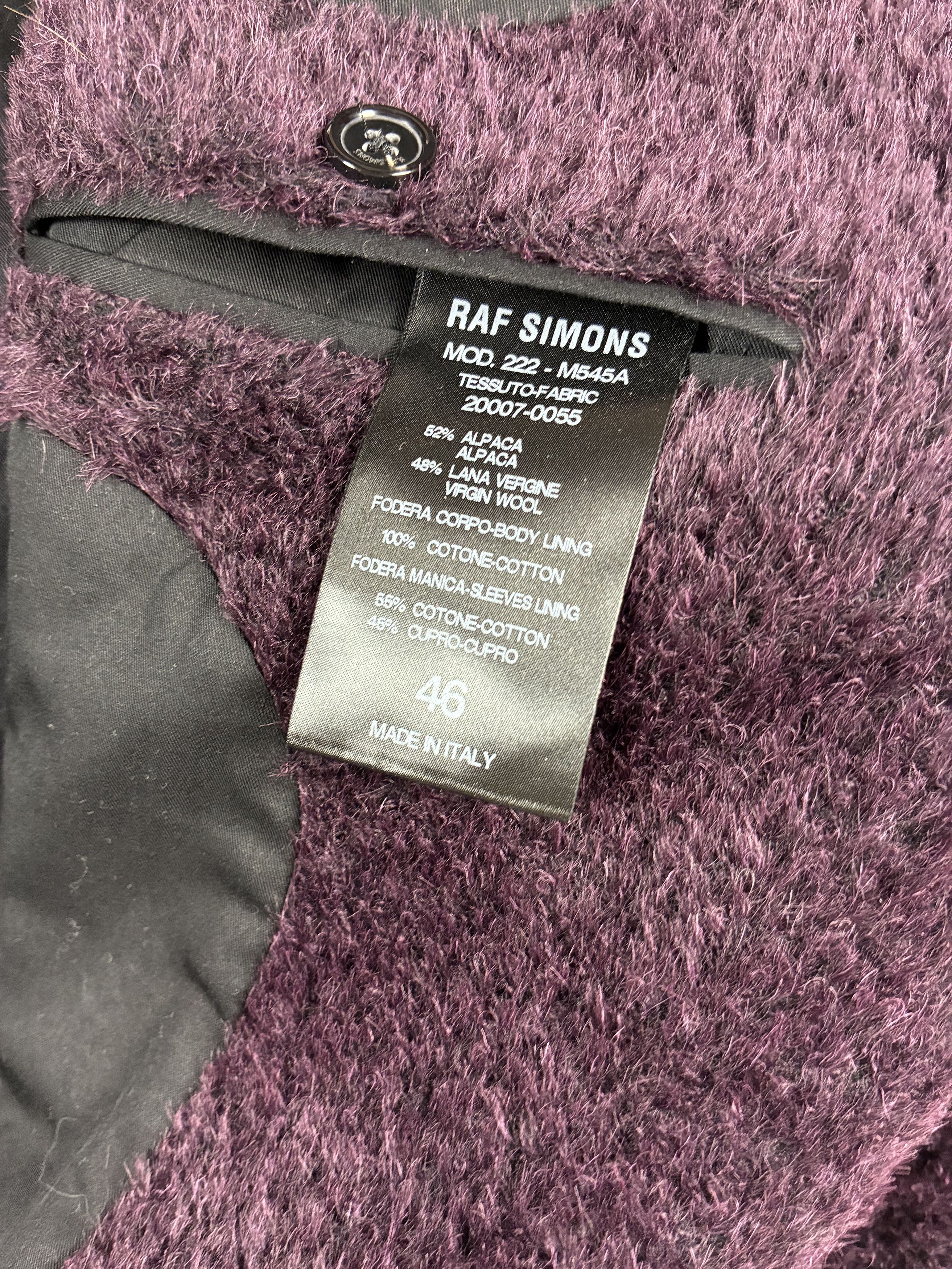 Raf Simons RARE Raf Simons AW22 Runway Fuzzy Blazer Size US S / EU 44-46 / 1 - 9 Thumbnail