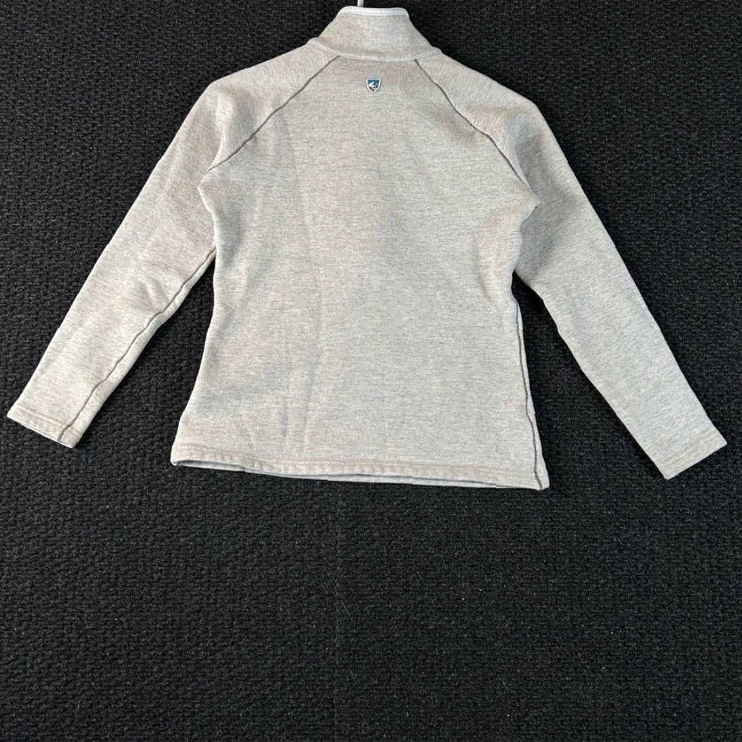 Vintage VINTAGE Kuhl Fleece Quarter Zip Pullover Women’s XS Outdoor Activewear Light Gray Size XS / US 0-2 / IT 36-38 - 3 Thumbnail