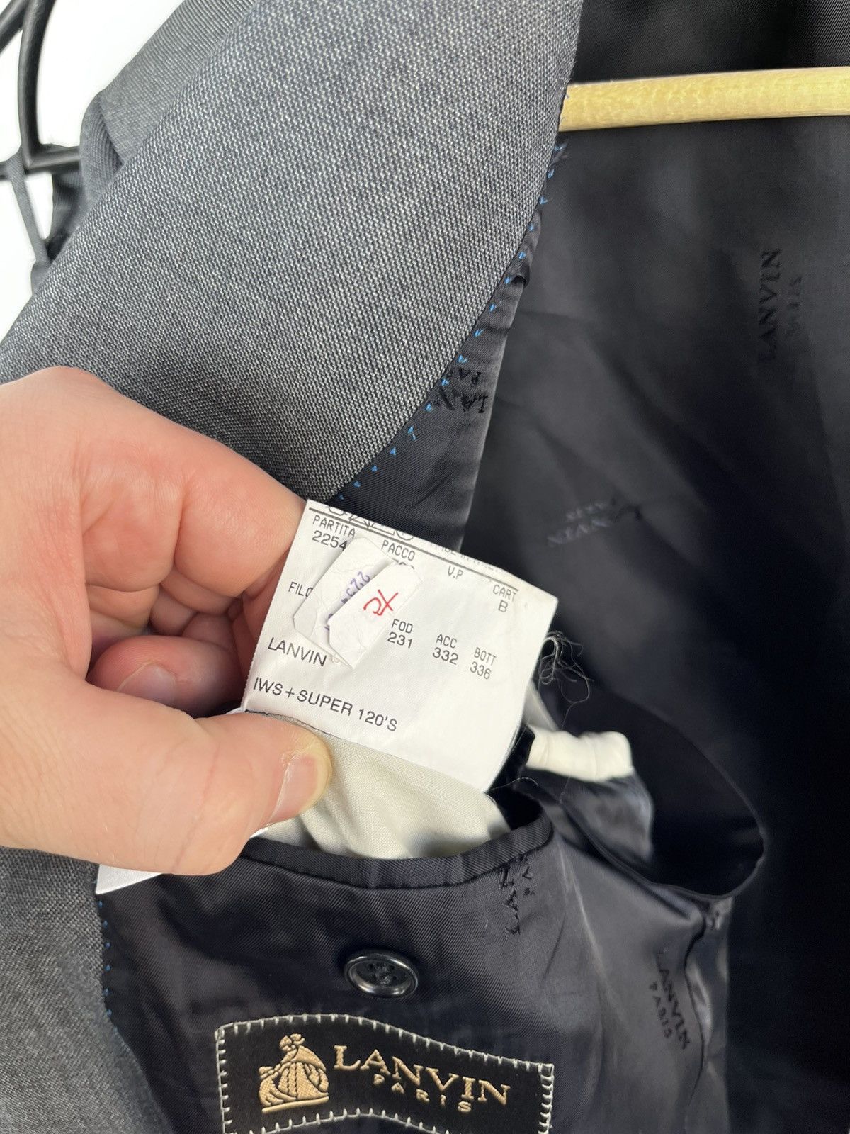 Lanvin Lanvin Paris suit luxury size 50 Size 50R - 10 Thumbnail