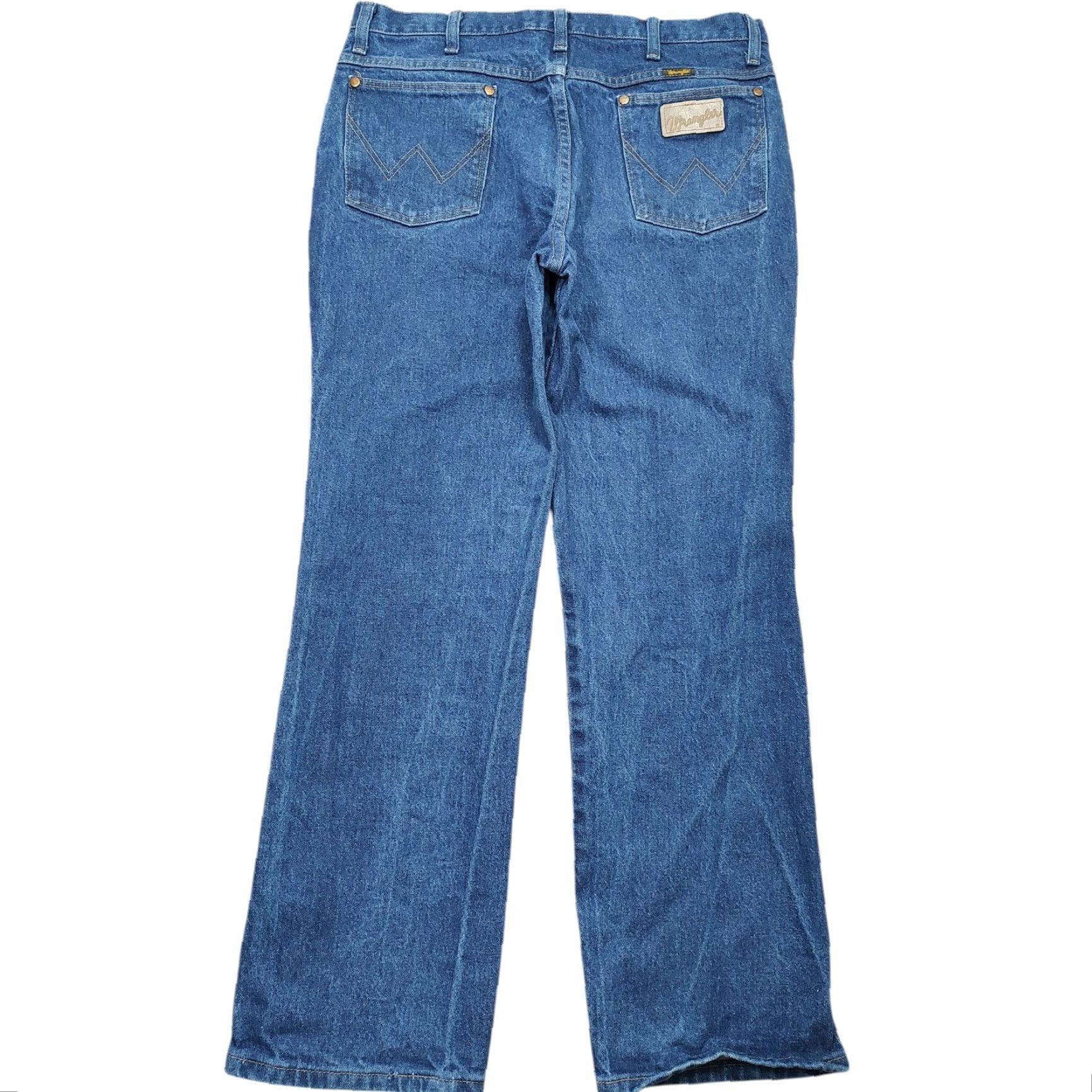 Wrangler VINTAGE Wrangler Jeans Cowboy Cut 936 Slim Mens 33x30 Denim Blue 80s 90s Western Rockabilly Cowboy Cut Jeans Mens Regular 33 Wrangler 936 Size US 33 - 2 Thumbnail