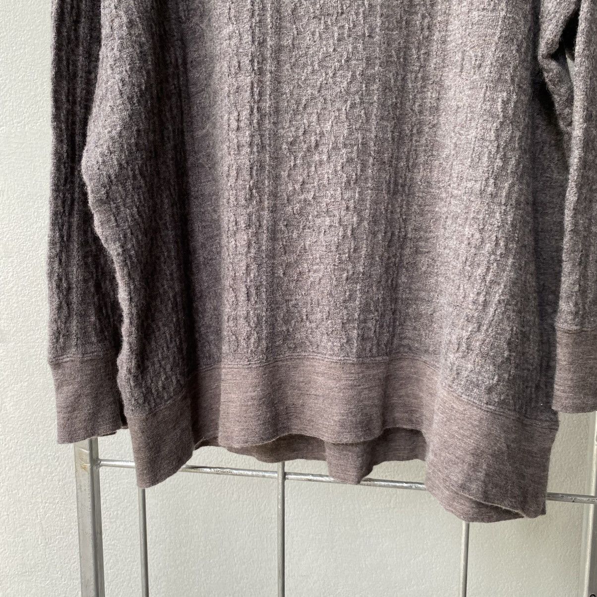 Zucca ZUCCA Brown Textured Knit Pullover Sweater Size M / US 6-8 / IT 42-44 - 7 Thumbnail