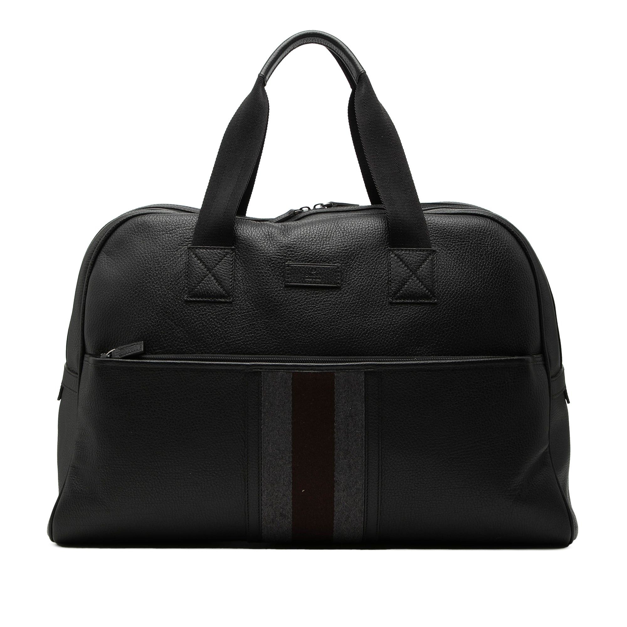 Gucci Web Leather Travel Bag Size ONE SIZE - 1 Thumbnail