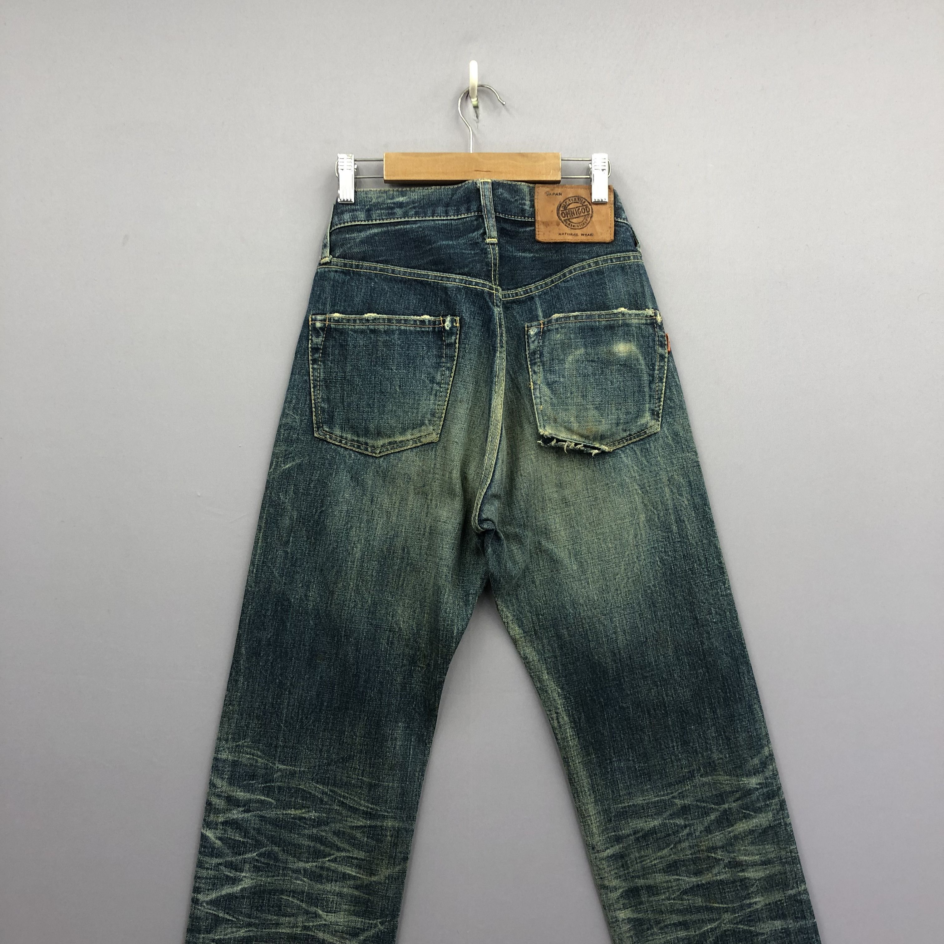Japanese Brand Vintage Rusty Omnigod Selvedge Japanese Jeans Redline Denim Size 26" / US 2 / IT 38 - 4 Thumbnail