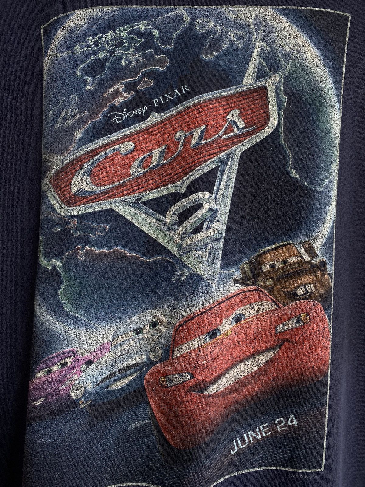 Disney × Vintage Vintage Cars 2 promo movie Disney tee Size US XL / EU 56 / 4 - 7 Thumbnail