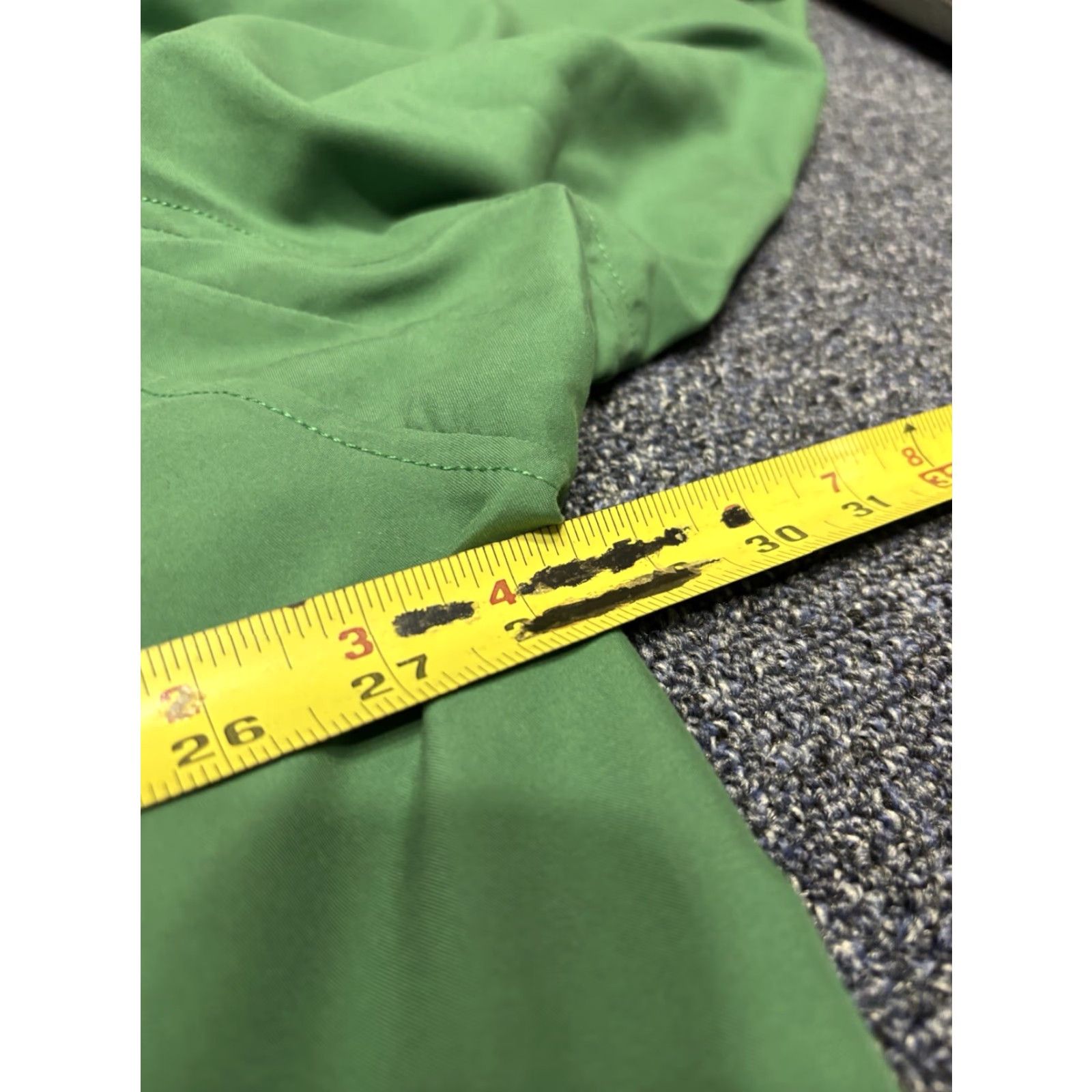 Vintage Duluth Golf Jacket Mens 2XLT Tall V Neck Pullover Windbreaker Solid Green Lightweight Lined Polyester Softshell Outdoor Casual Spring Fall Winter Size US XXL / EU 58 / 5 - 3 Thumbnail