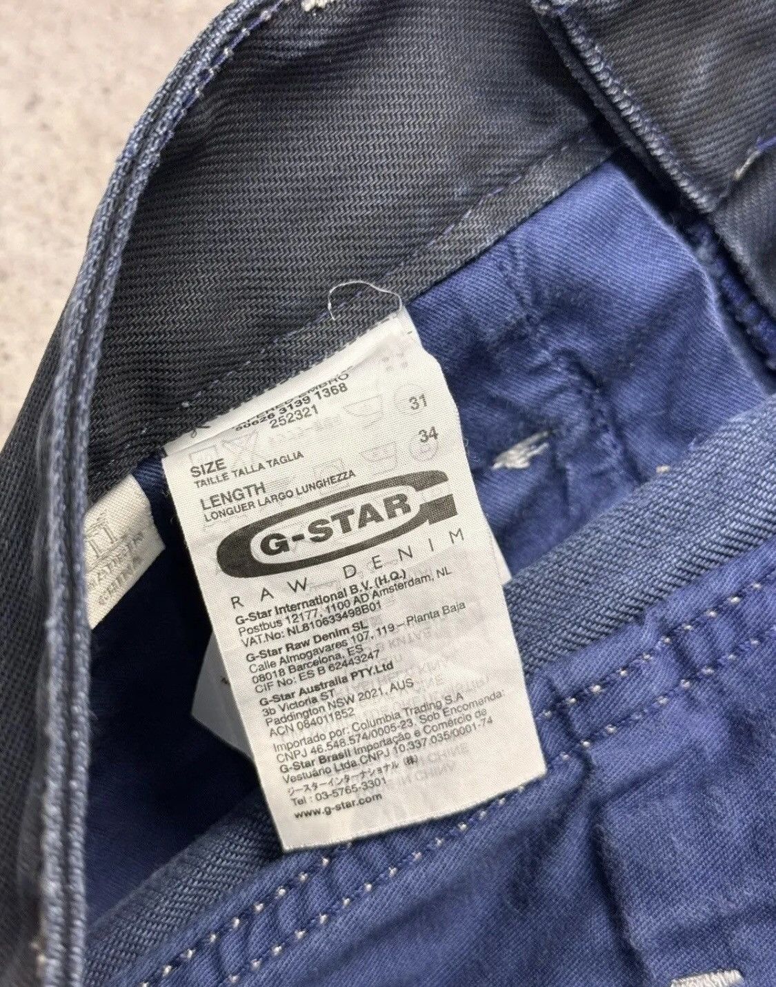 Other Vintage Junya Watanabe Bondage Style G Star Raw Cargo Pants Size US 31 - 7 Thumbnail
