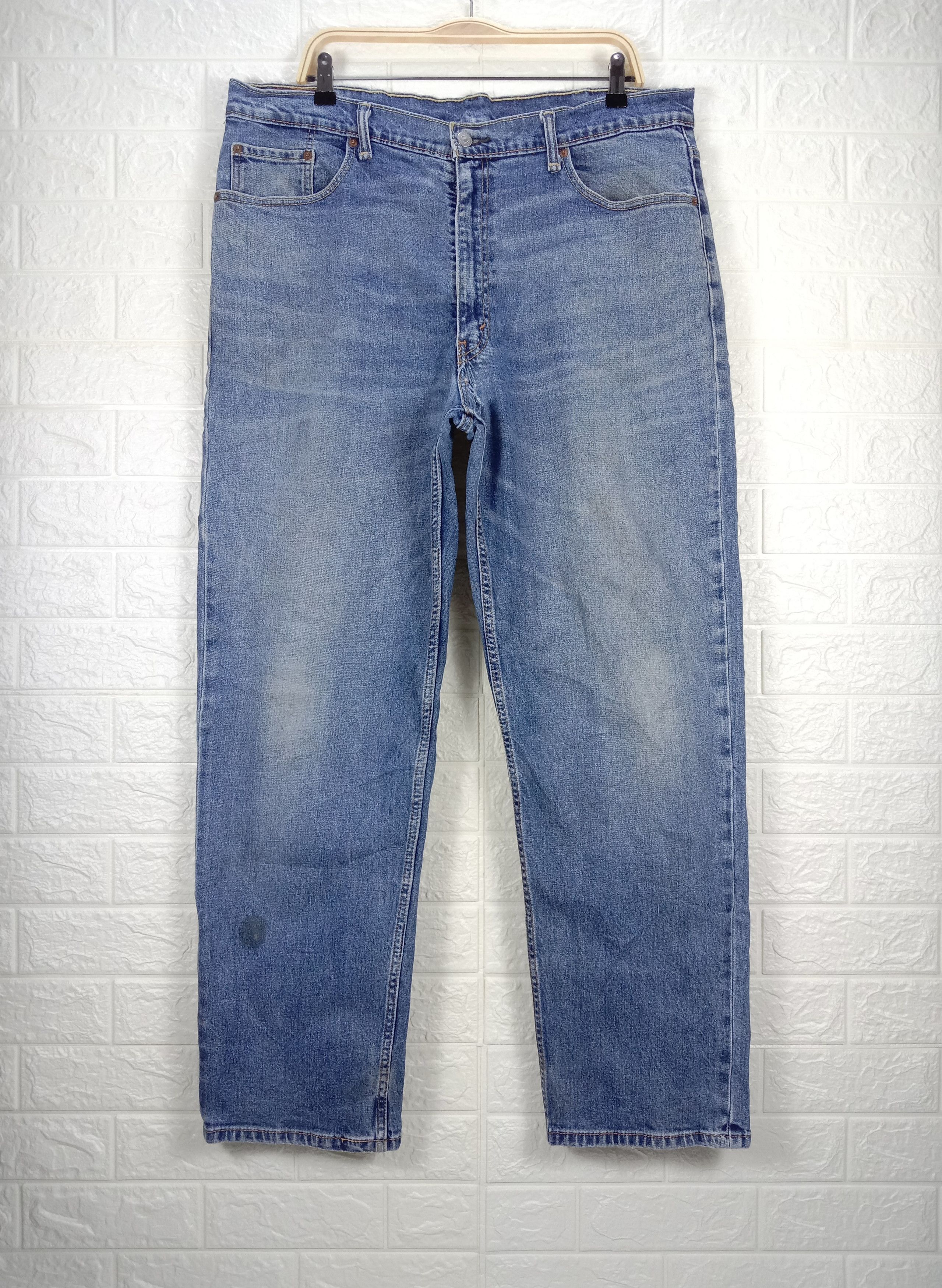 Levi's Vintage Levi's 550 Jeans Blue Wash Relaxed Fit Denim Size US 39 - 1 Thumbnail