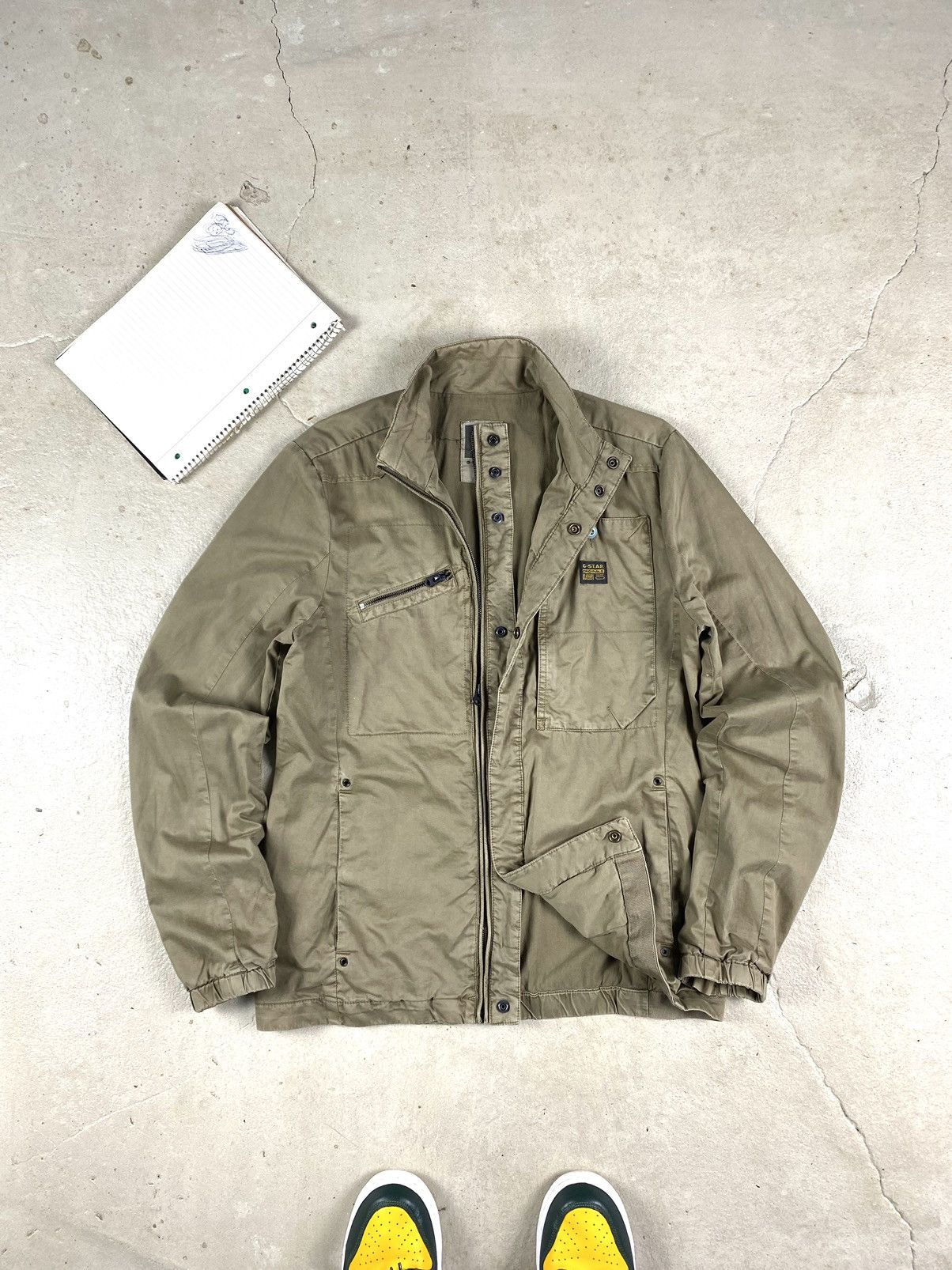 G-Star Vintage 90's G-Star Raw Jacket Military Pocket Archival Size US L / EU 52-54 / 3 - 15 Thumbnail