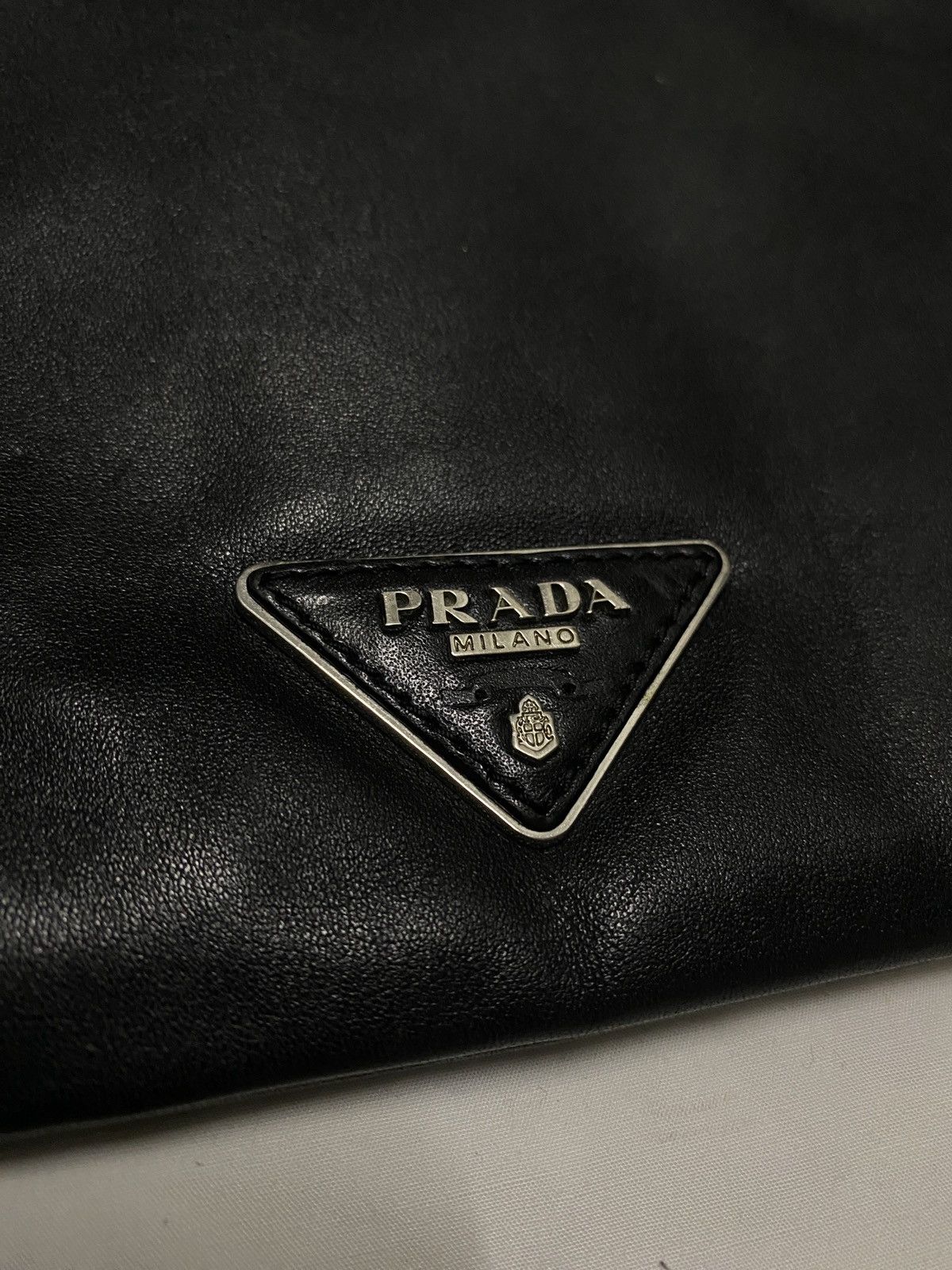 Prada Prada - Rhinestone Runway Piece - Calf Leather Clutch Bag Size ONE SIZE - 6 Thumbnail