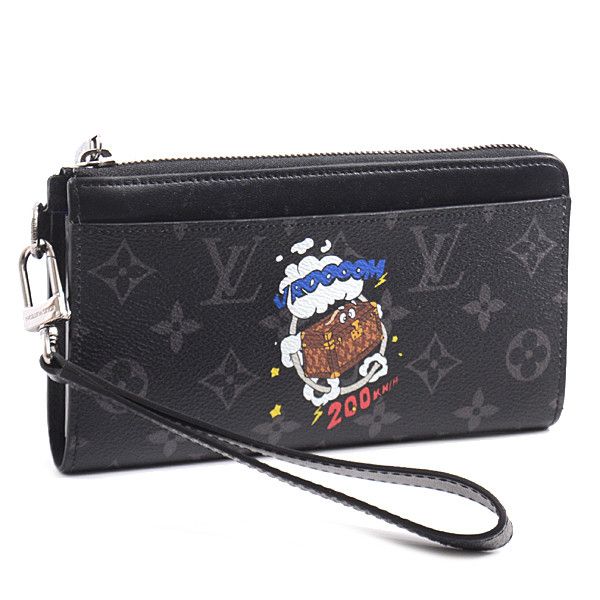 Louis Vuitton Louis Vuitton Louis Vuitton Monogram Eclipse Long Wallet M80994 Canvas Long Wallet M80994 in Great Condition Size ONE SIZE - 1 Thumbnail