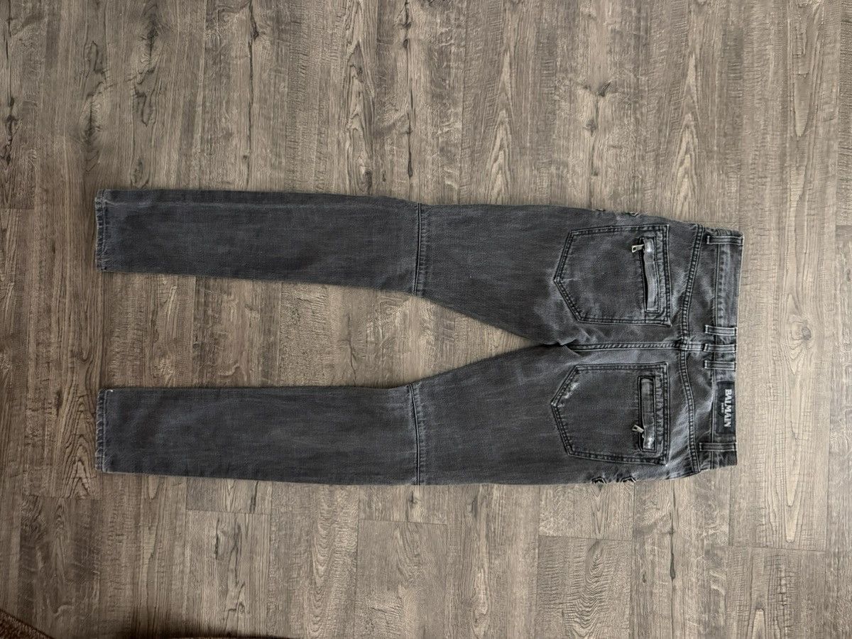 Balmain Balmain 2010 6-zip Biker Denim Size US 31 - 4 Thumbnail