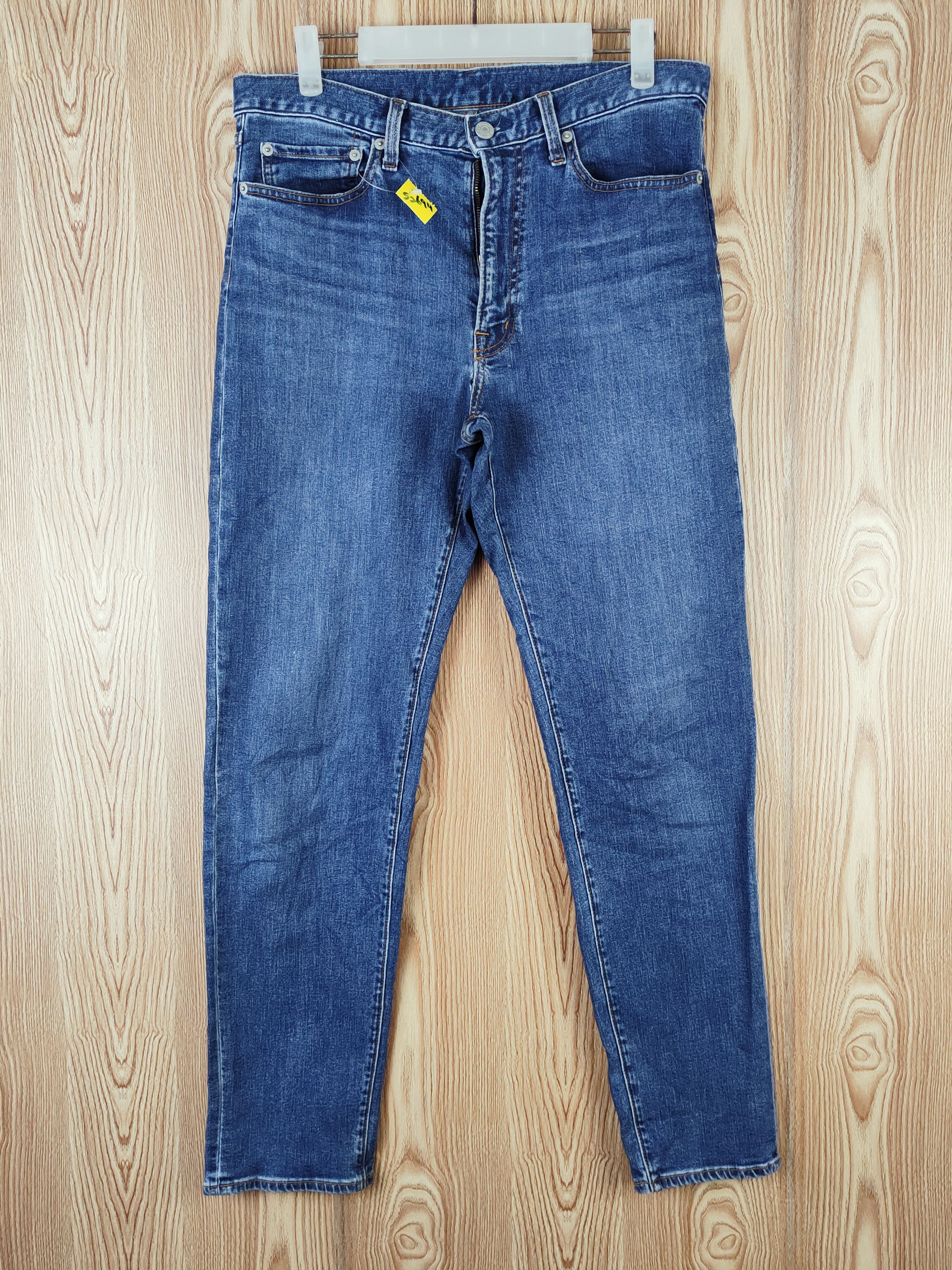 GU GU Blue Distressed Ripped Jeans #S2694 Size US 32 / EU 48 - 1 Thumbnail