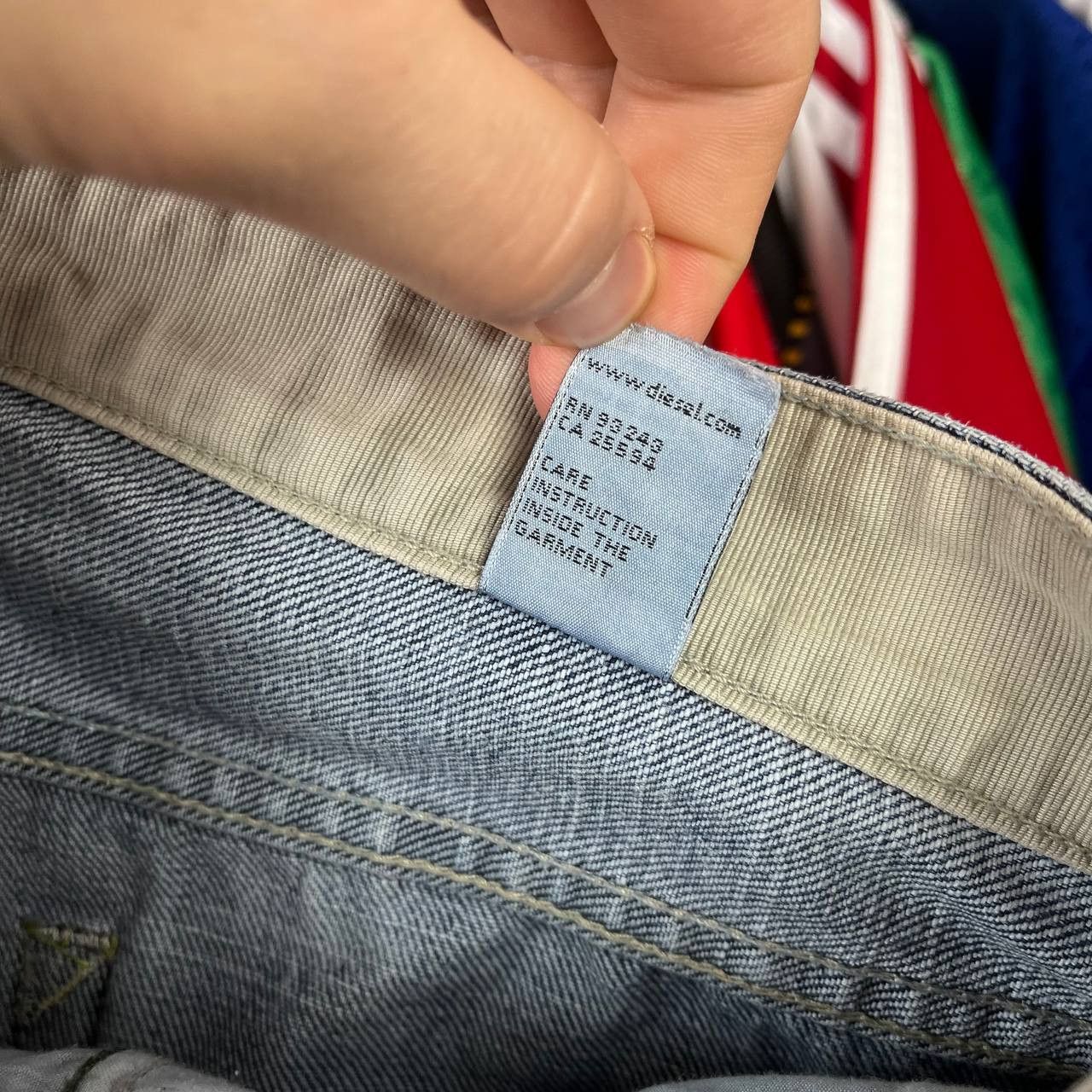 Diesel Vintage Diesel Industry Blue Denim Wide Pants Y2K Size 33 Size US 33 - 16 Thumbnail