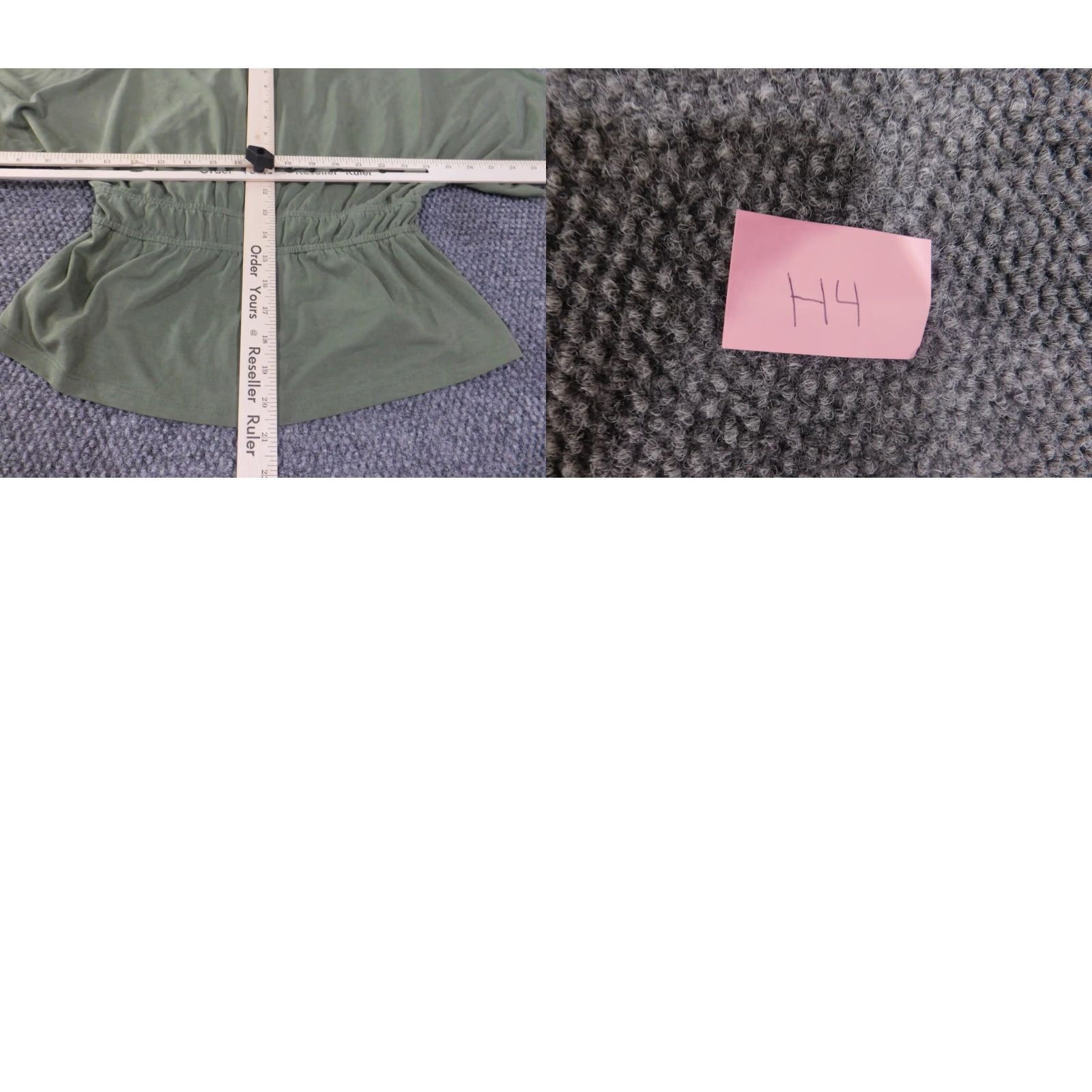 Lucky Brand Lucky Brand Blouse Shirt Womens V-Neck Pullover Knit Modal Green S Short Sleeve Casual Classic Size S / US 4 / IT 40 - 8 Thumbnail