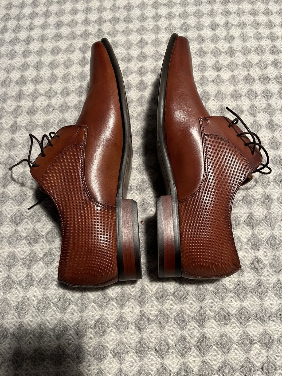 Florsheim Florsheim Brown Leather Lace Up Shoes Size 9 Size US 9 / EU 42 - 7 Thumbnail