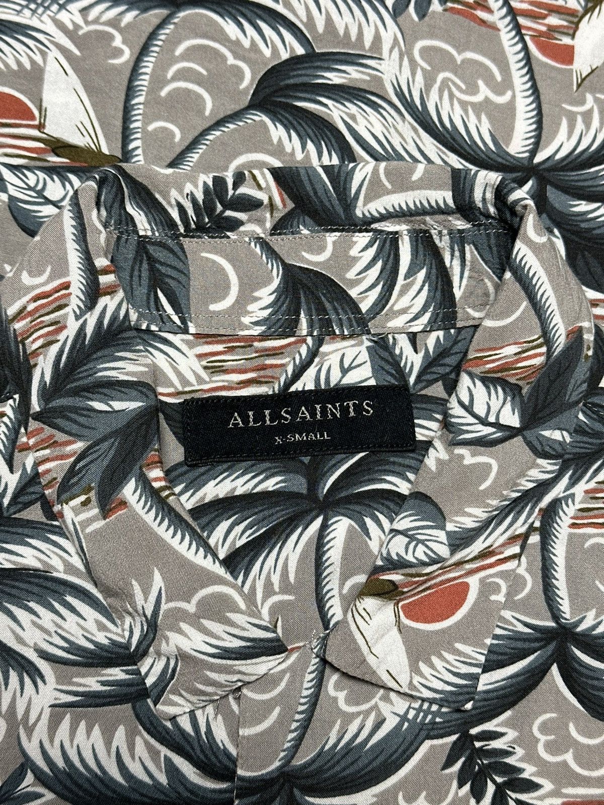 Allsaints Allsaints Vanuatu Hawaiian Print Shirt Size US XS / EU 42 / 0 - 7 Thumbnail
