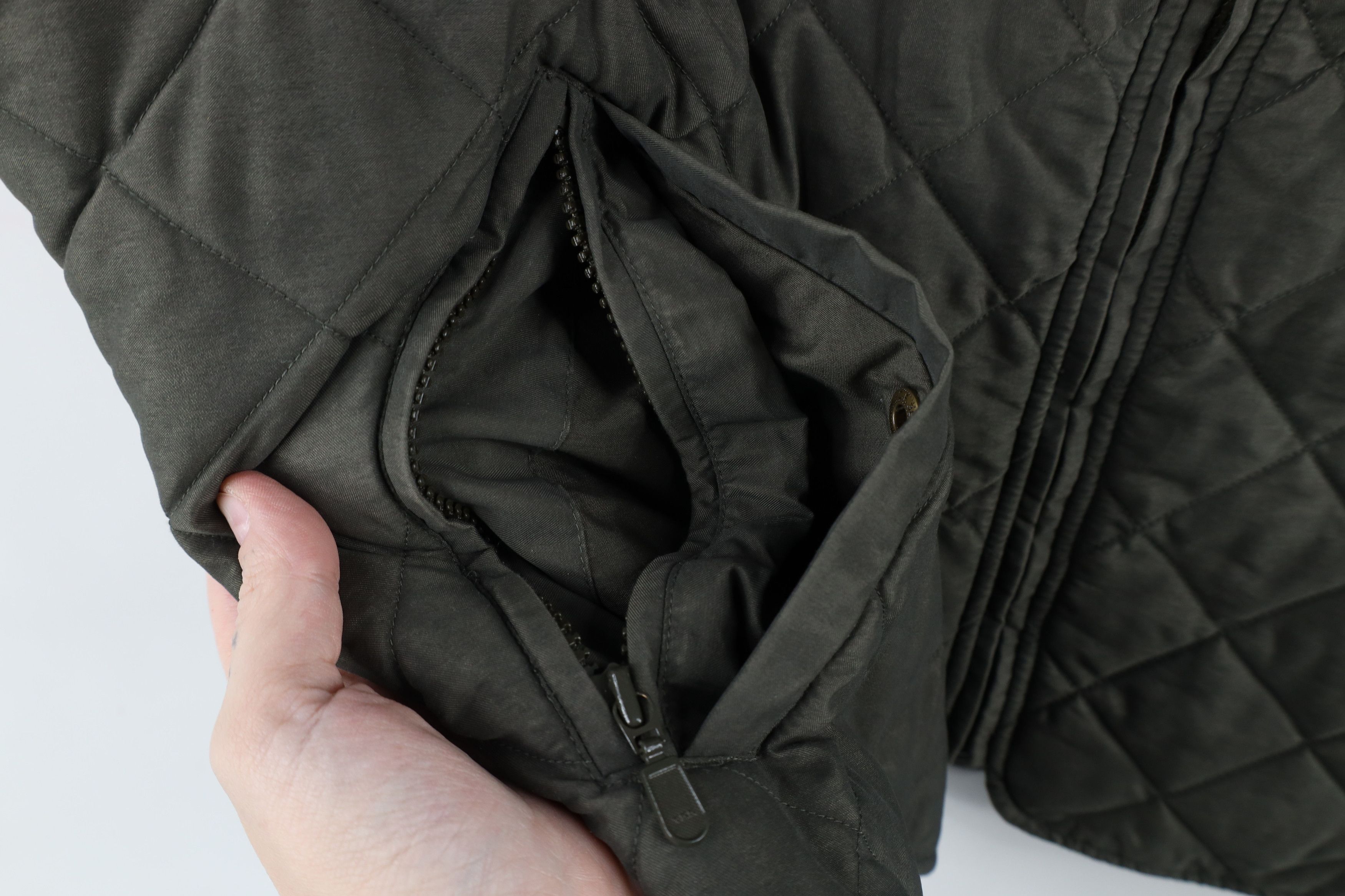 Cabelas × Vintage Vintage Cabelas Quilted Full Zip Vest Jacket Grayish Green Size XL / US 12-14 / IT 48-50 - 4 Thumbnail