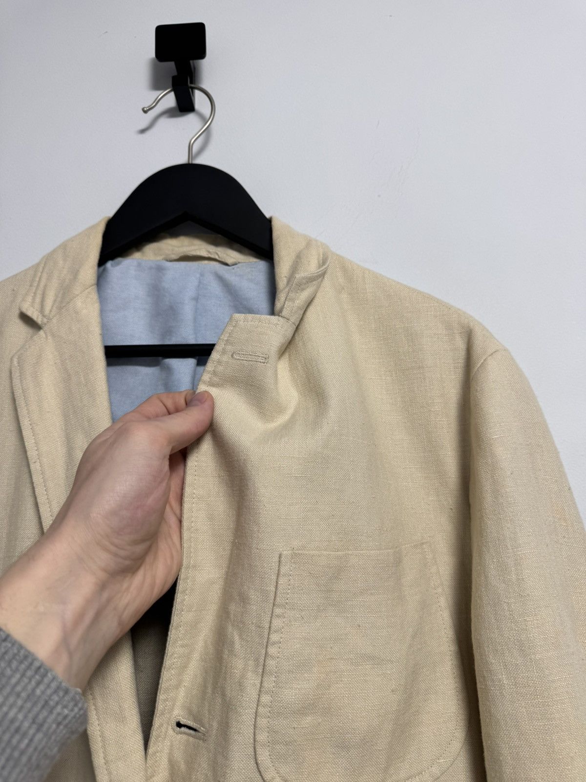 Polo Ralph Lauren Polo Ralph Lauren Blazer Beige Luxury Vintage Size 40R - 17 Thumbnail