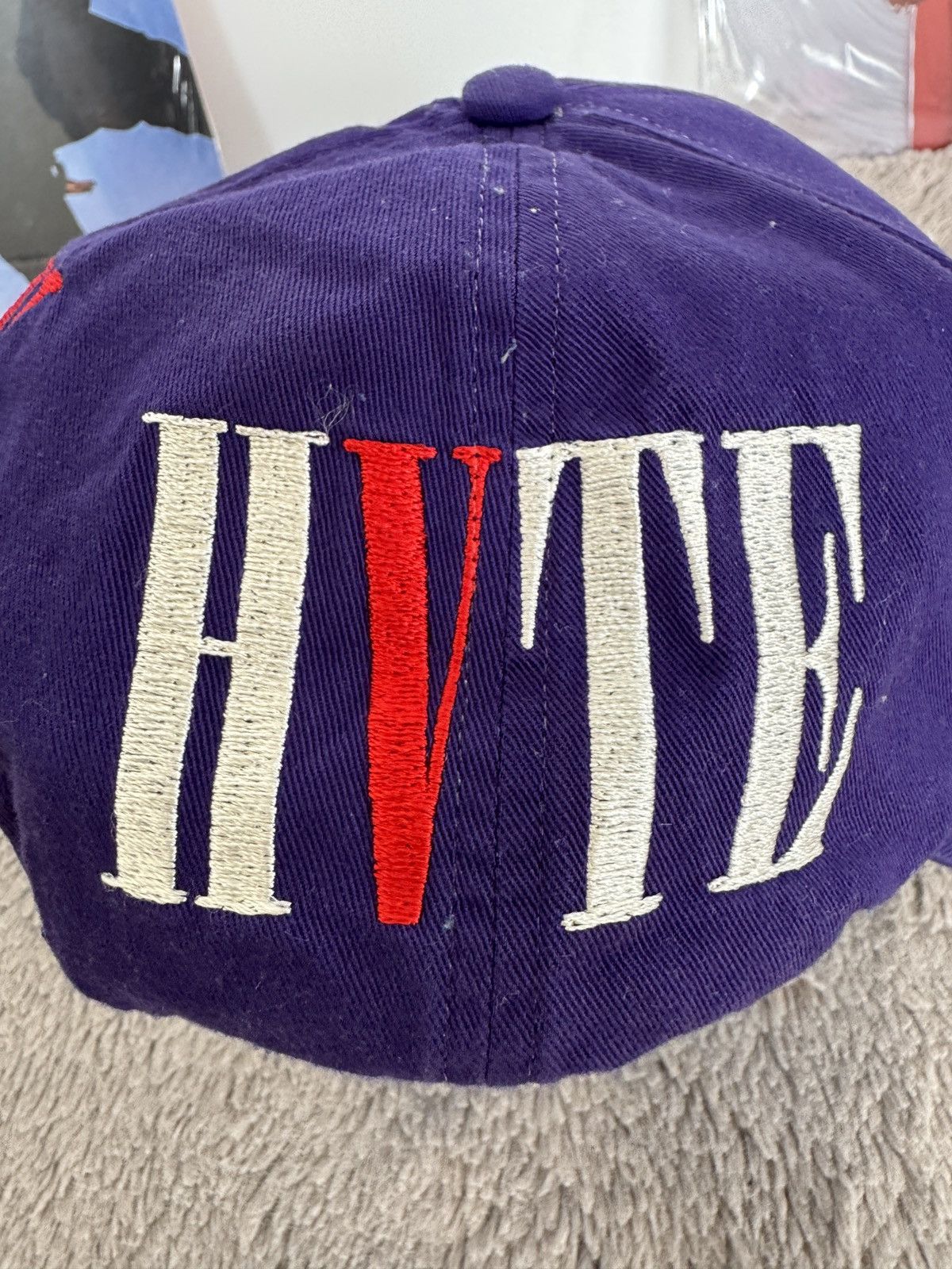 Saint Michael × Vlone Saint Michael x Vlone Cap “Purple” Size ONE SIZE - 5 Thumbnail