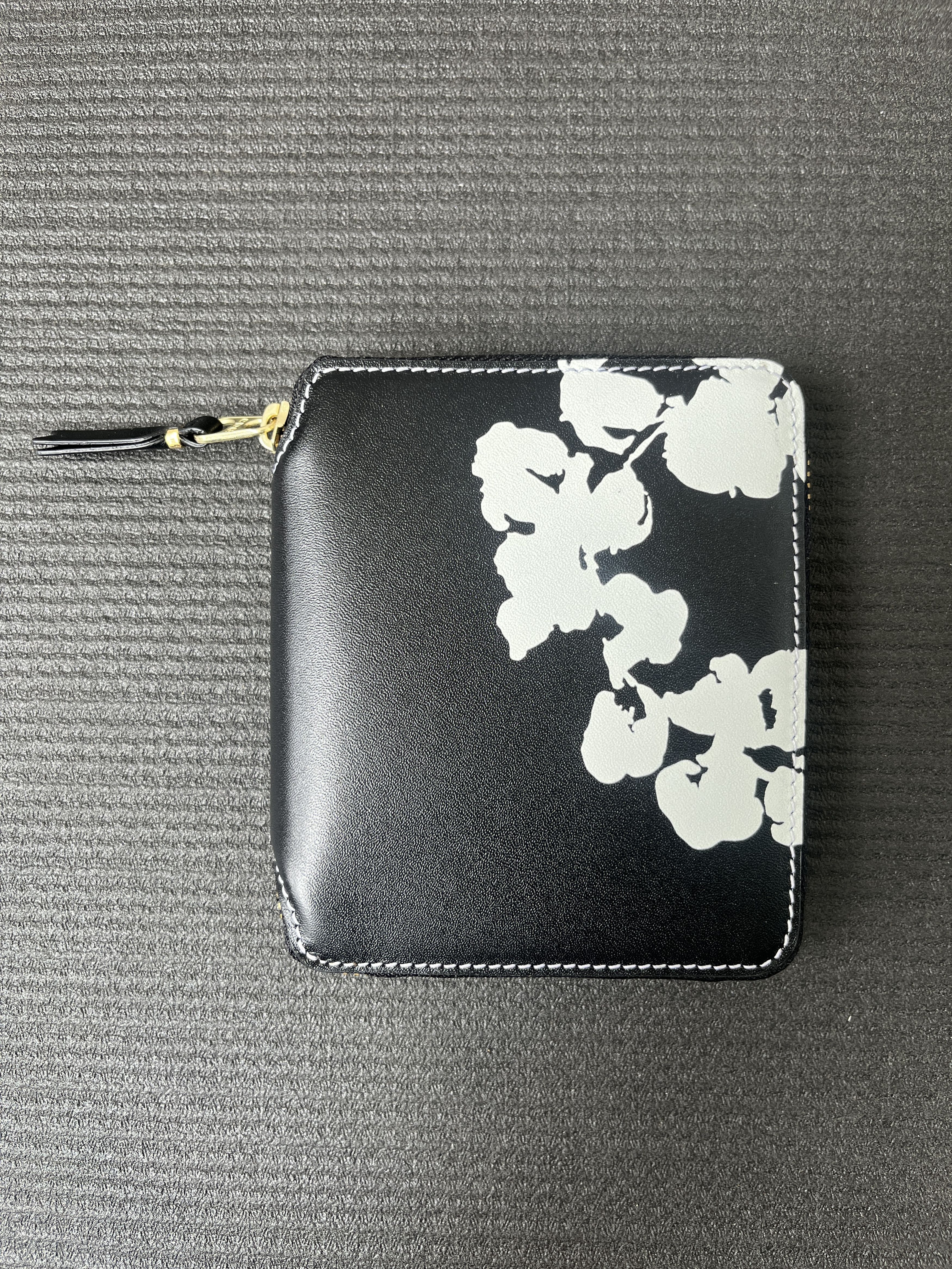 Comme des Garcons Denim Tears Wreath Full Zip Around Wallet