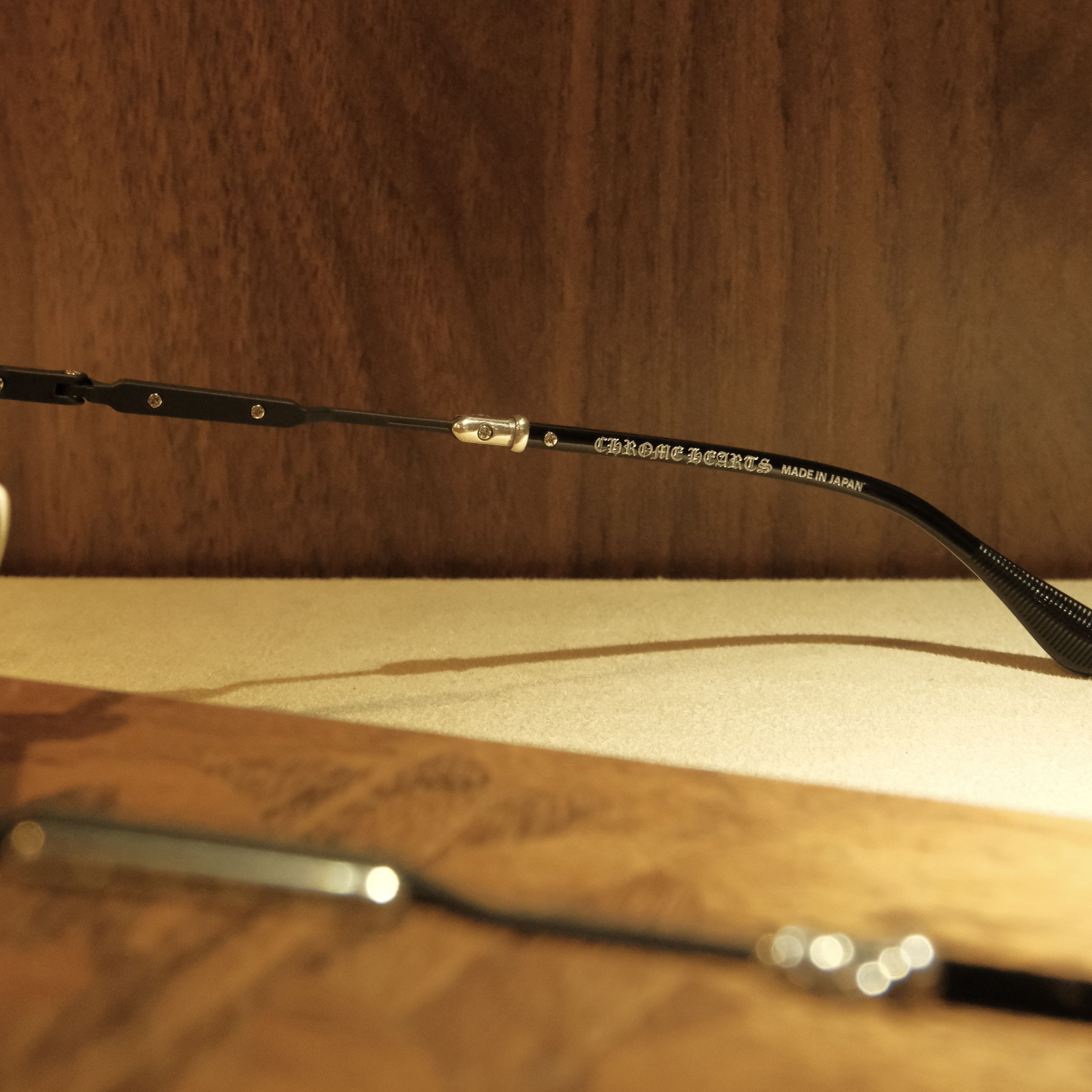 Chrome Hearts CHROME HEARTS EDITH F BLACK/SILVER GLASSES Size ONE SIZE - 10 Thumbnail