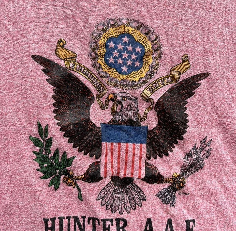Soffe Vintage Hunter A.A.F. Ringer Shirt Soffe Athletic USA XL Size US XL / EU 56 / 4 - 4 Thumbnail