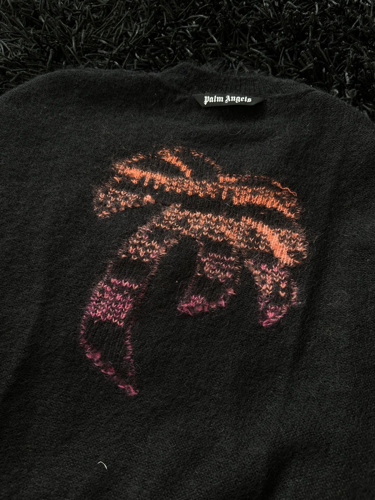 Palm Angels Palm Angels Intarsia Mohair Size US L / EU 52-54 / 3 - 11 Thumbnail