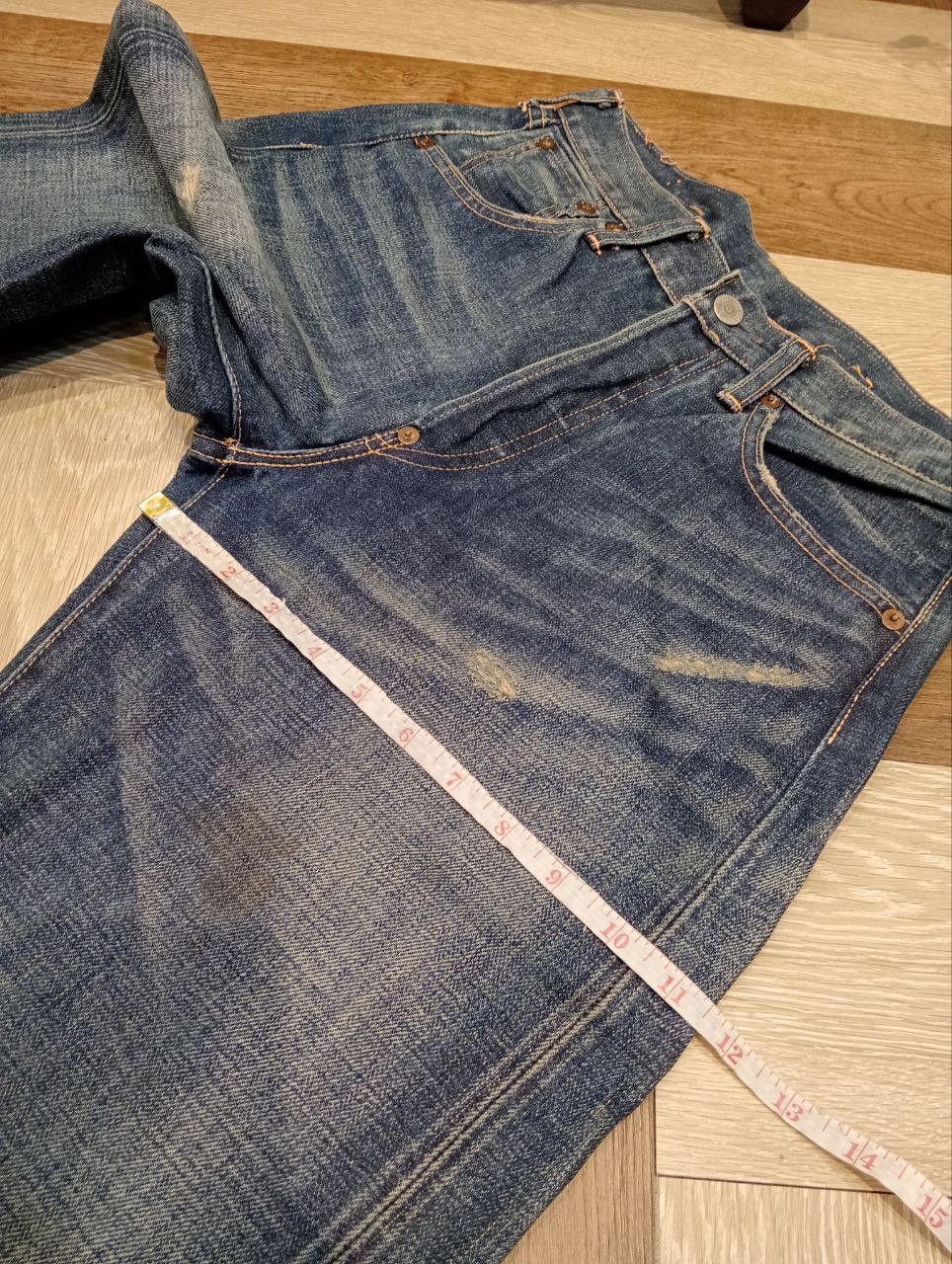 Levi's Vintage Clothing LEVI'S VINTAGE 501 CAPITAL E SELVEDGE JEANS Size US 31 - 20 Thumbnail