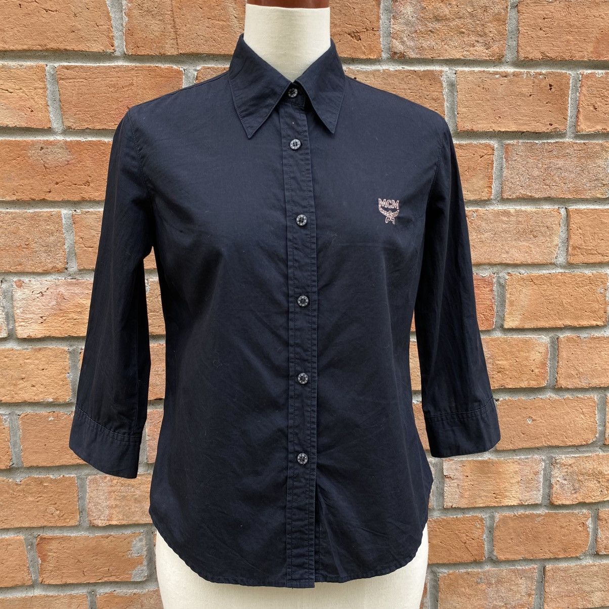 MCM MCM Black Logo Shirt Size M / US 6-8 / IT 42-44 - 5 Thumbnail