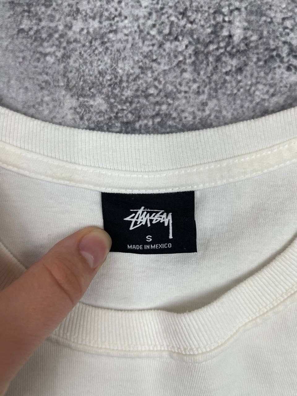 Stussy Stussy Men Cotton T-Shirt White Size S Size US S / EU 44-46 / 1 - 4 Thumbnail