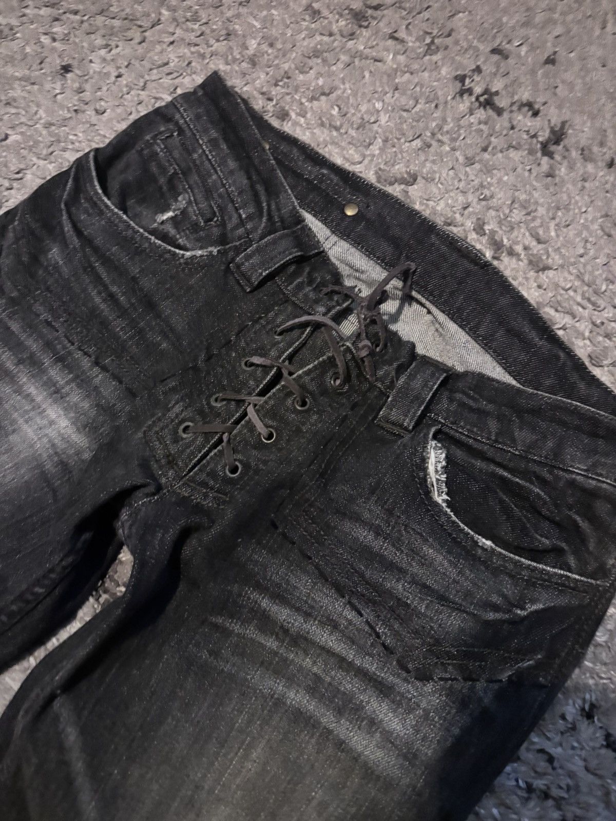 Tornado Mart Lace up Japanese brand Bootcut Size US 28 / EU 44 - 3 Thumbnail
