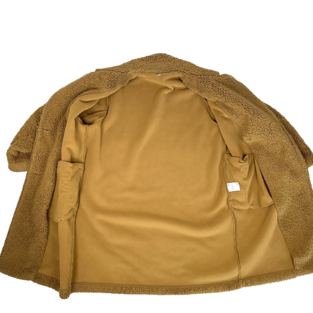 Uniqlo UNIQLO Womens XL Pile-Lined Fleece Brown Tailored Teddy Coat Size XL / US 12-14 / IT 48-50 - 2 Thumbnail