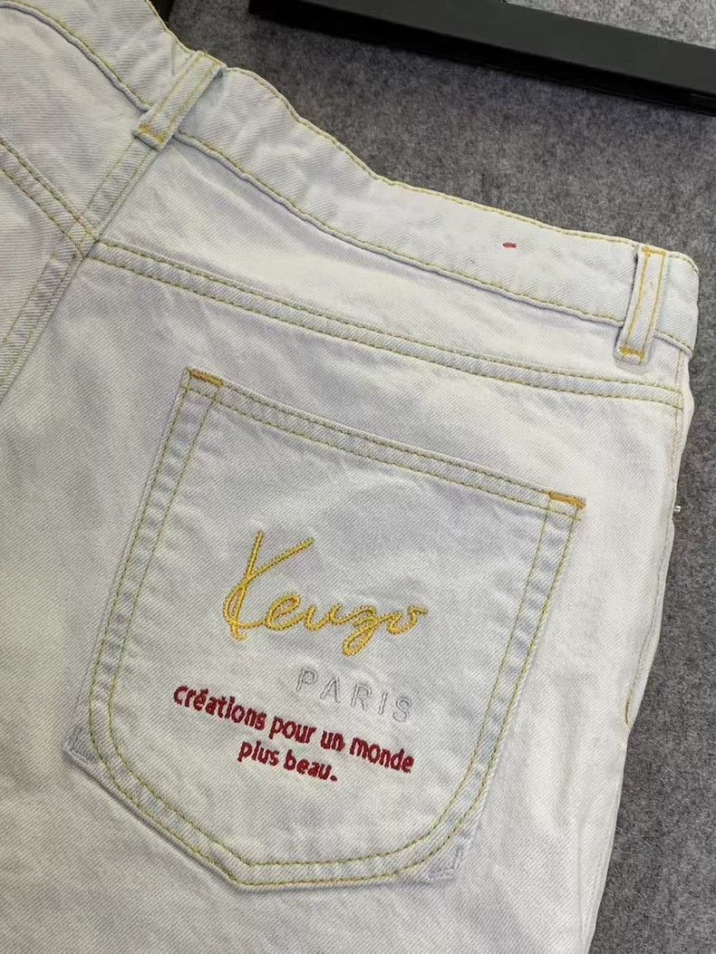 Kenzo KENZO Letter embroidered shorts Size US 30 / EU 46 - 5 Thumbnail
